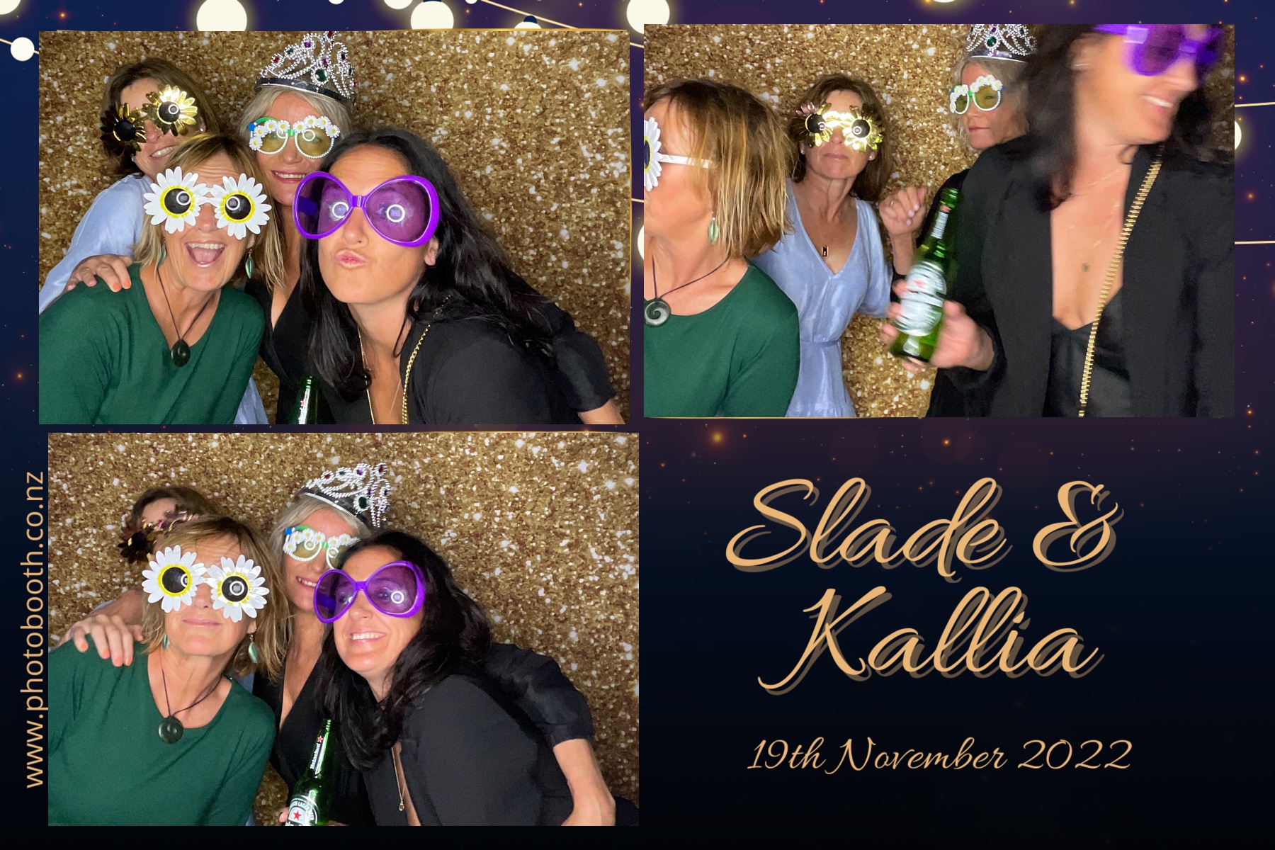Slade & Kallia's Wedding  | View more photos from the event at gallery.photobooth.co.nz/u/SelfieCentral/Slade-Kallias-Wedding