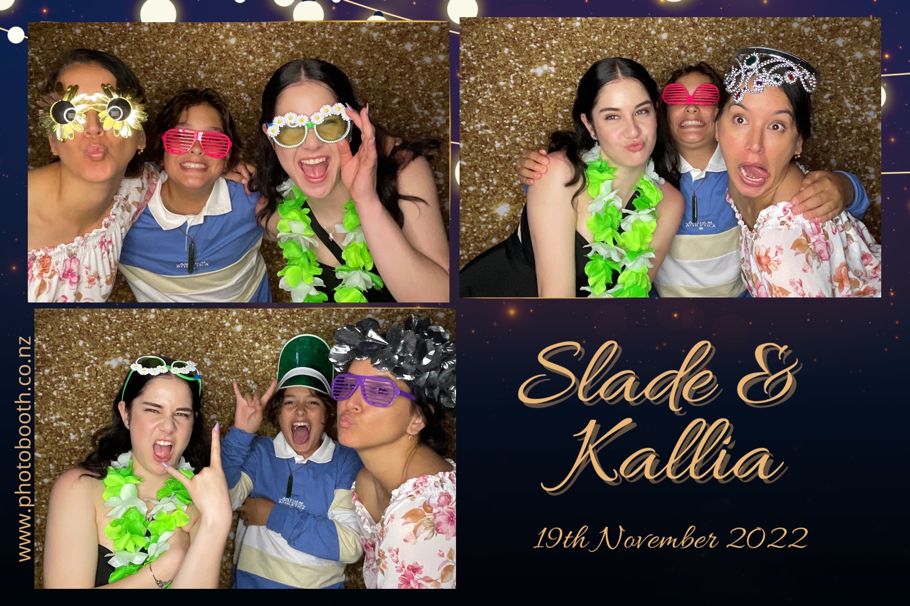 Slade & Kallia's Wedding  | View more photos from the event at gallery.photobooth.co.nz/u/SelfieCentral/Slade-Kallias-Wedding