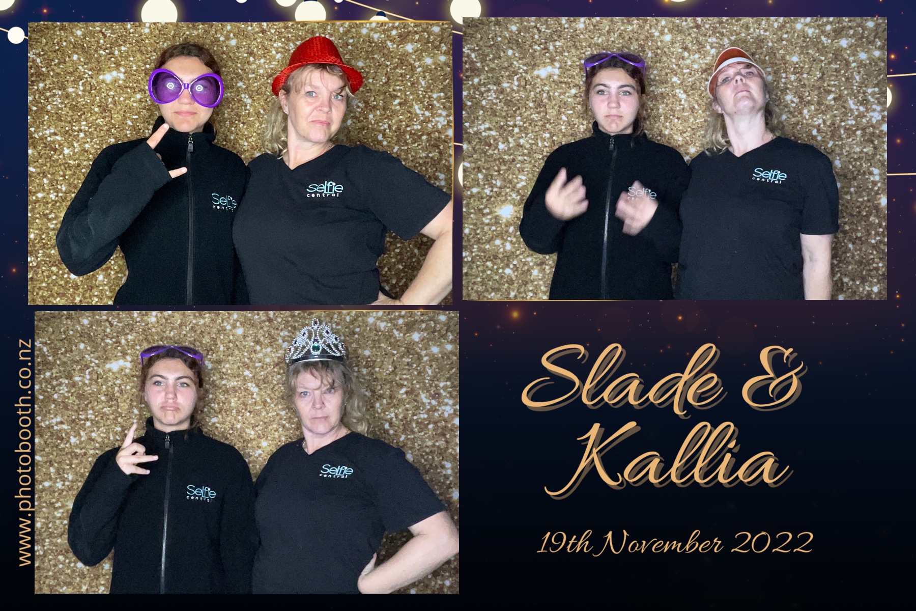 Slade & Kallia's Wedding  | View more photos from the event at gallery.photobooth.co.nz/u/SelfieCentral/Slade-Kallias-Wedding