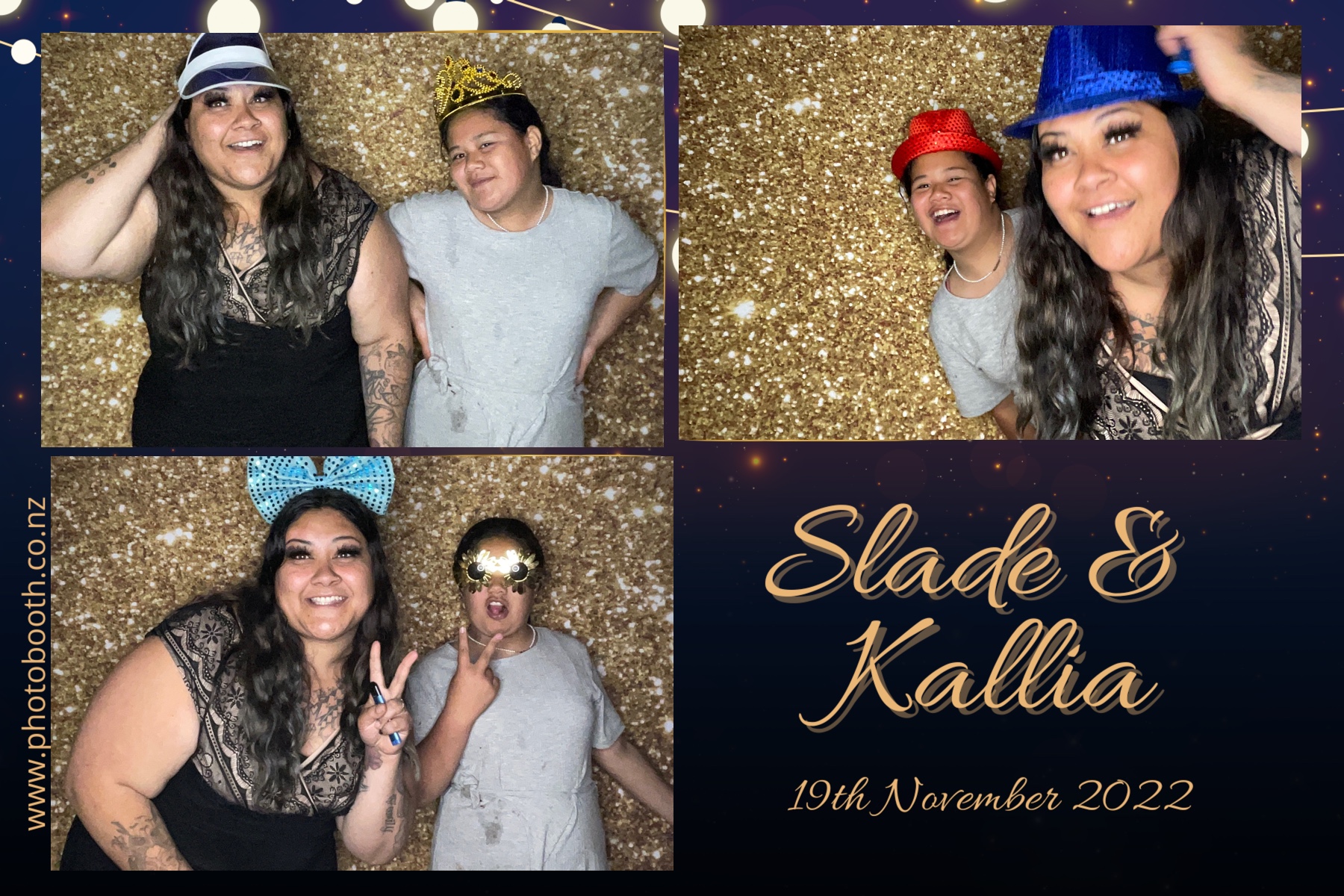 Slade & Kallia's Wedding  | View more photos from the event at gallery.photobooth.co.nz/u/SelfieCentral/Slade-Kallias-Wedding