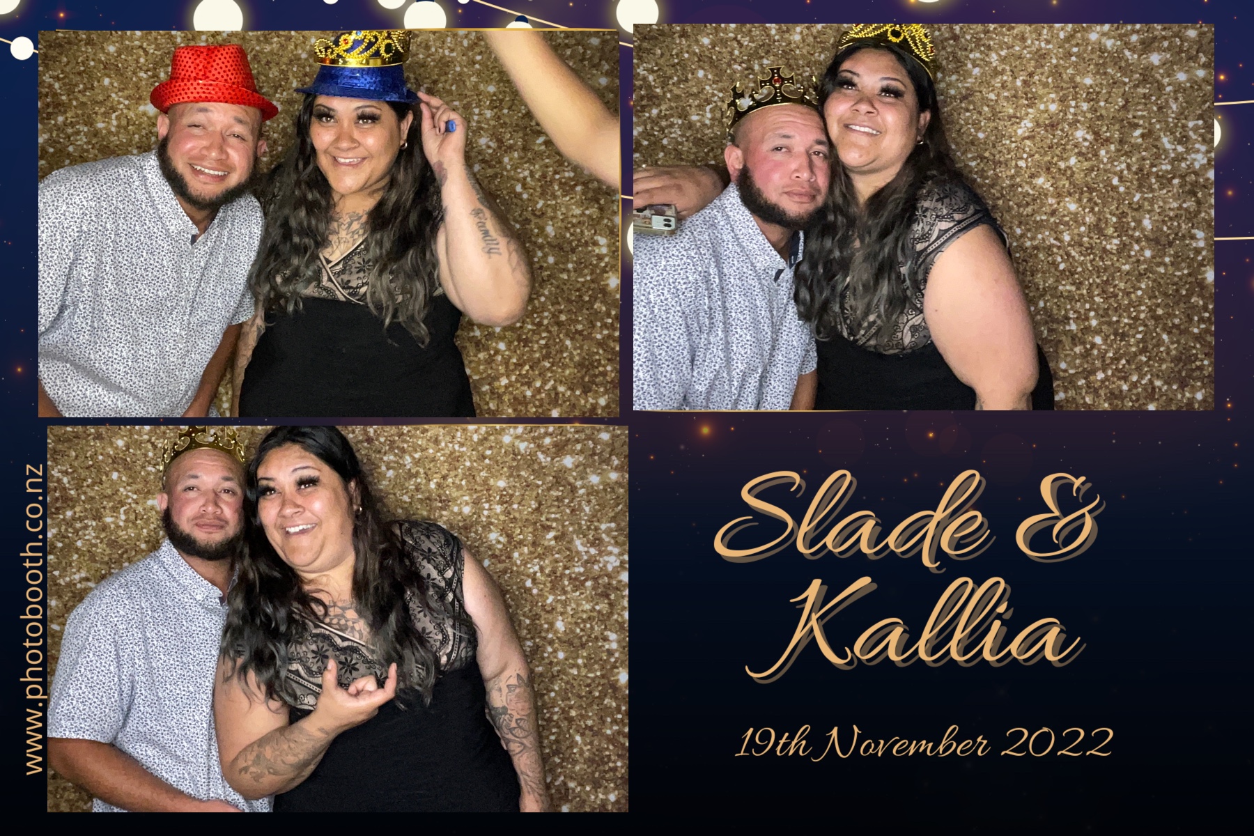 Slade & Kallia's Wedding  | View more photos from the event at gallery.photobooth.co.nz/u/SelfieCentral/Slade-Kallias-Wedding