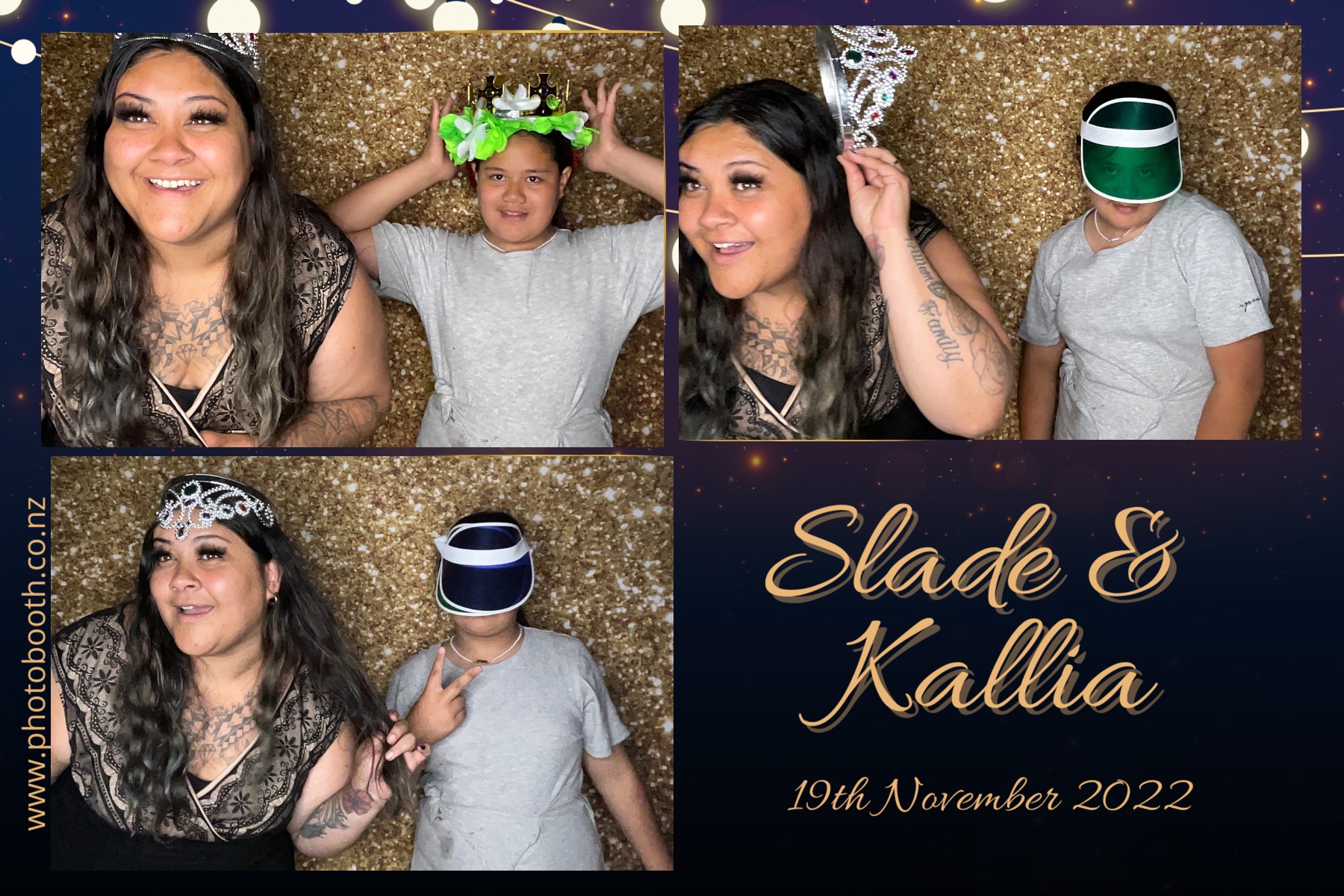 Slade & Kallia's Wedding  | View more photos from the event at gallery.photobooth.co.nz/u/SelfieCentral/Slade-Kallias-Wedding