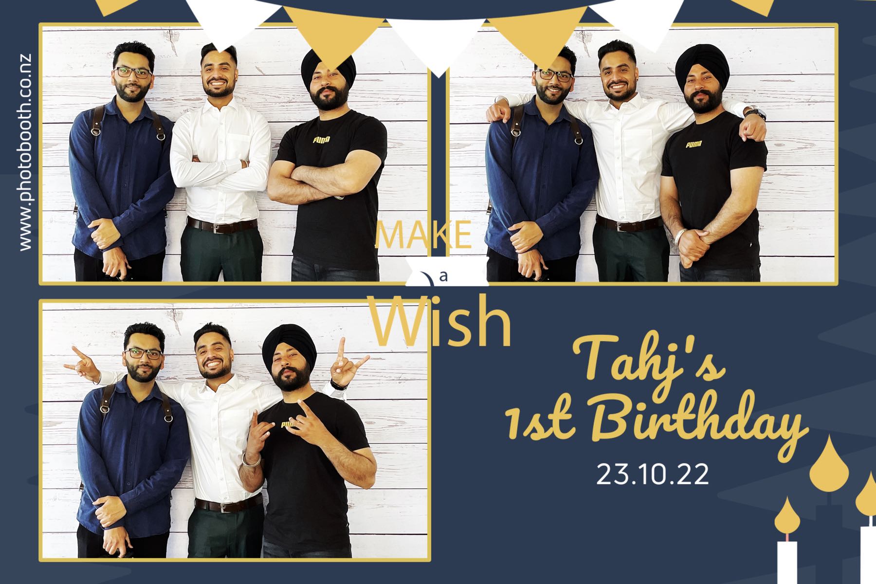 Tahj's 1st Birthday | View more photos from the event at gallery.photobooth.co.nz/u/SelfieCentral/Tahjs-1st-Birthday