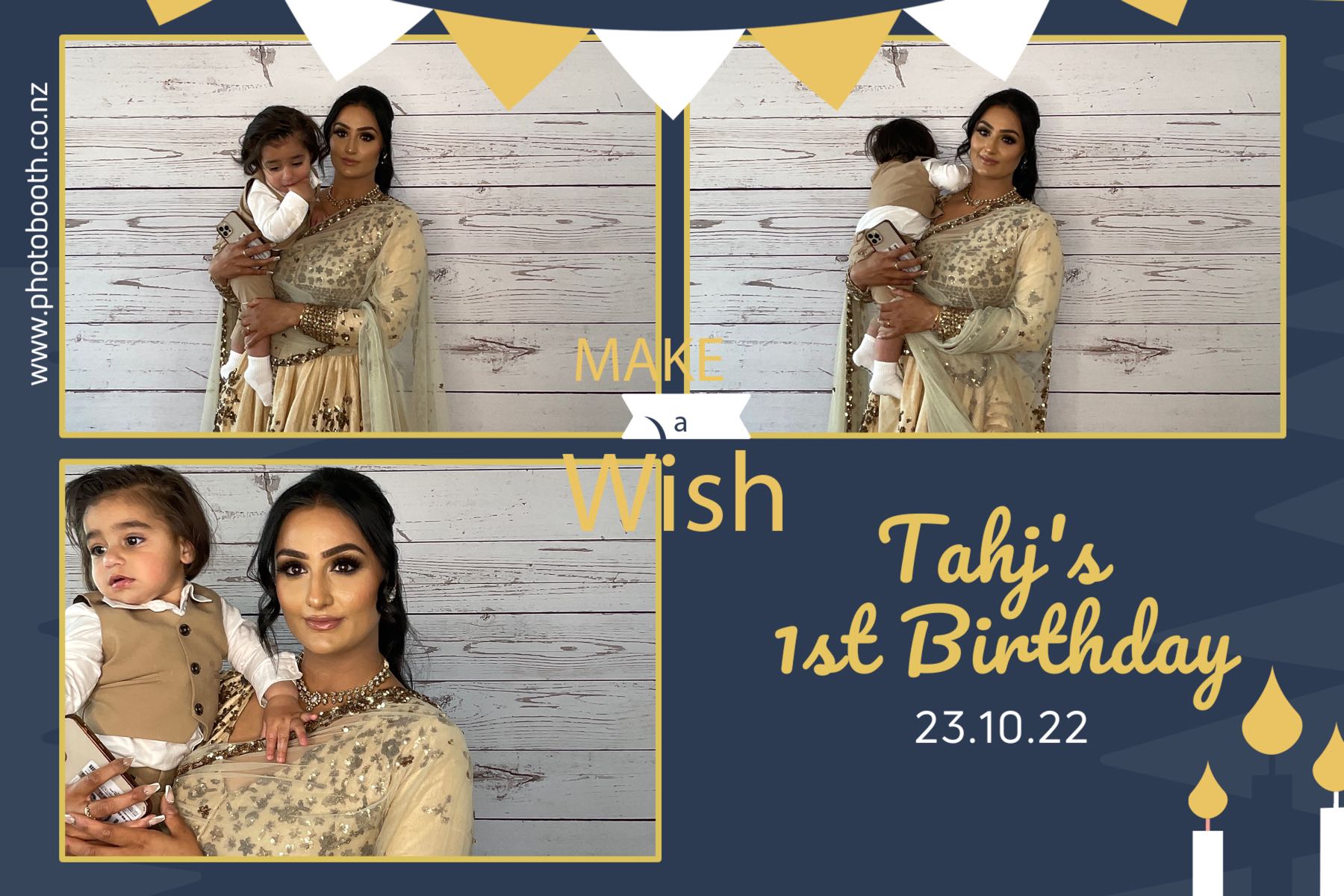 Tahj's 1st Birthday | View more photos from the event at gallery.photobooth.co.nz/u/SelfieCentral/Tahjs-1st-Birthday