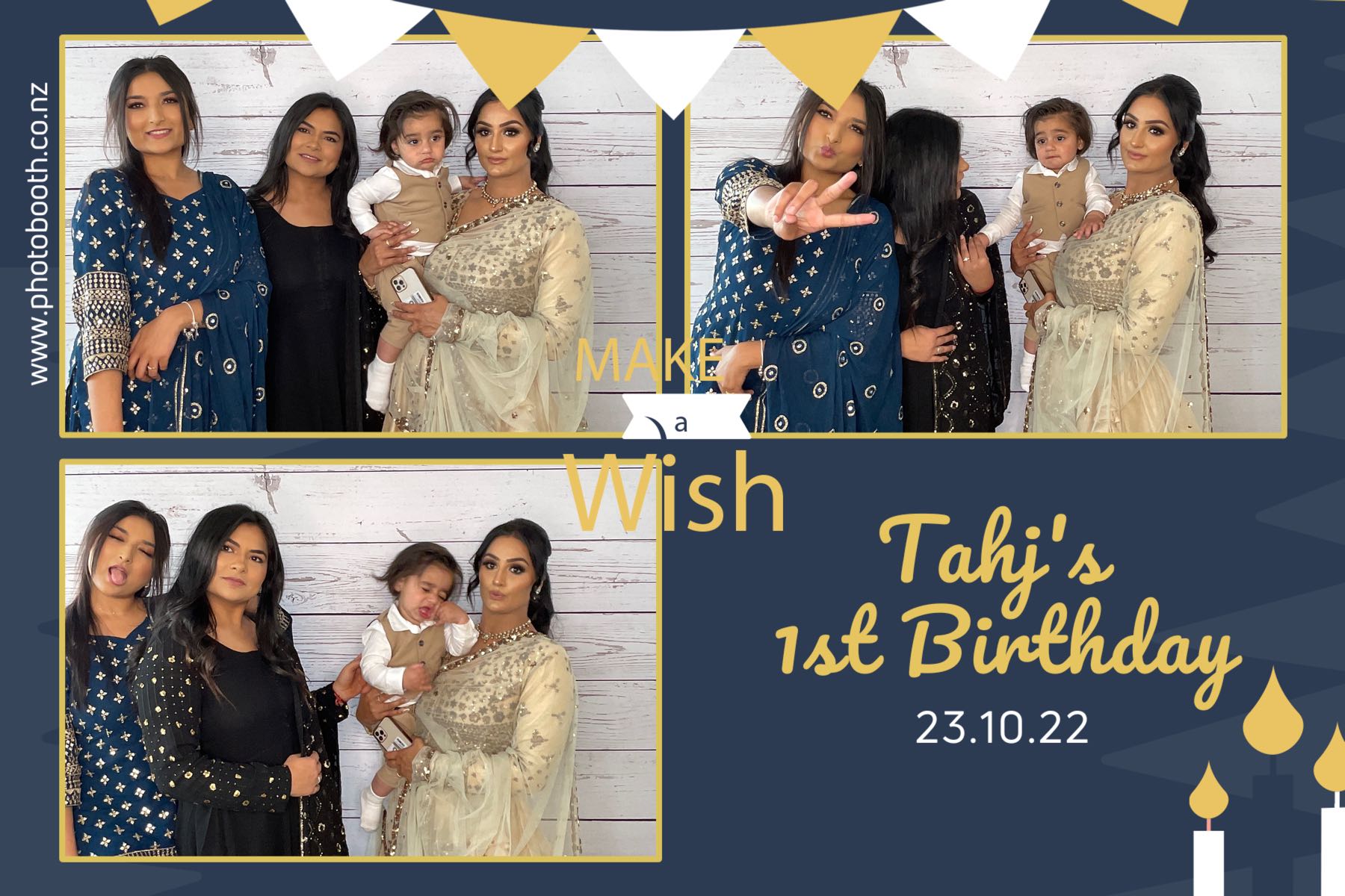 Tahj's 1st Birthday | View more photos from the event at gallery.photobooth.co.nz/u/SelfieCentral/Tahjs-1st-Birthday