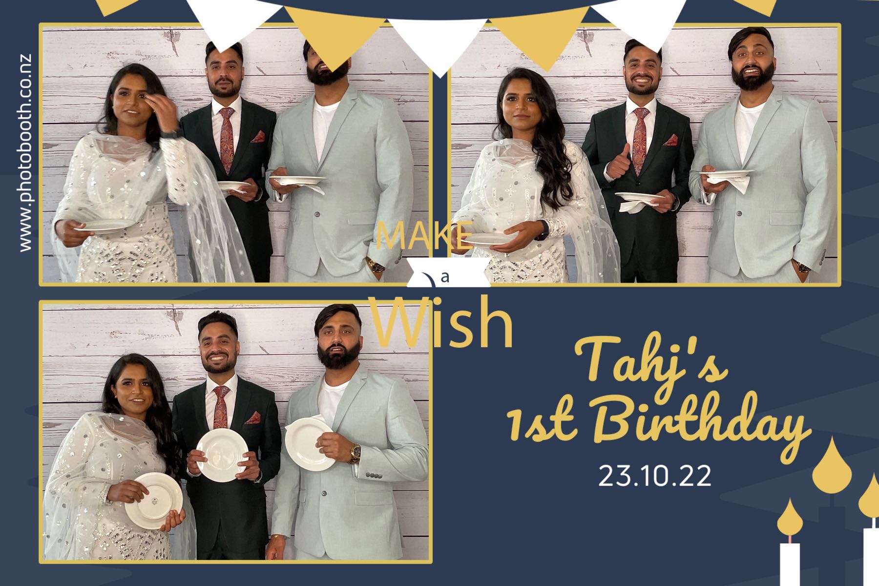 Tahj's 1st Birthday | View more photos from the event at gallery.photobooth.co.nz/u/SelfieCentral/Tahjs-1st-Birthday