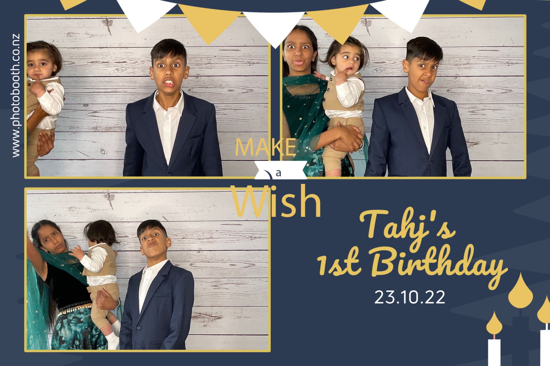 Tahj's 1st Birthday | View more photos from the event at gallery.photobooth.co.nz/u/SelfieCentral/Tahjs-1st-Birthday
