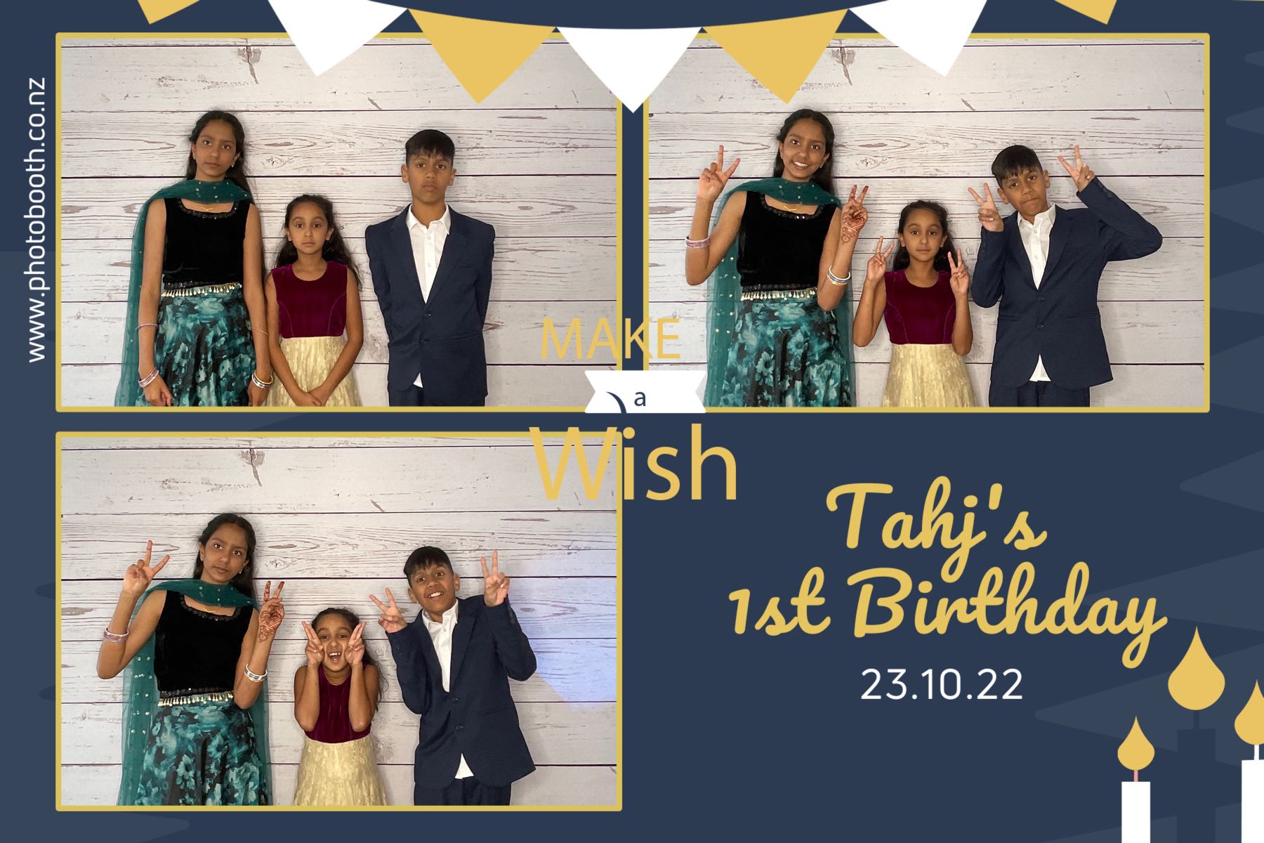 Tahj's 1st Birthday | View more photos from the event at gallery.photobooth.co.nz/u/SelfieCentral/Tahjs-1st-Birthday