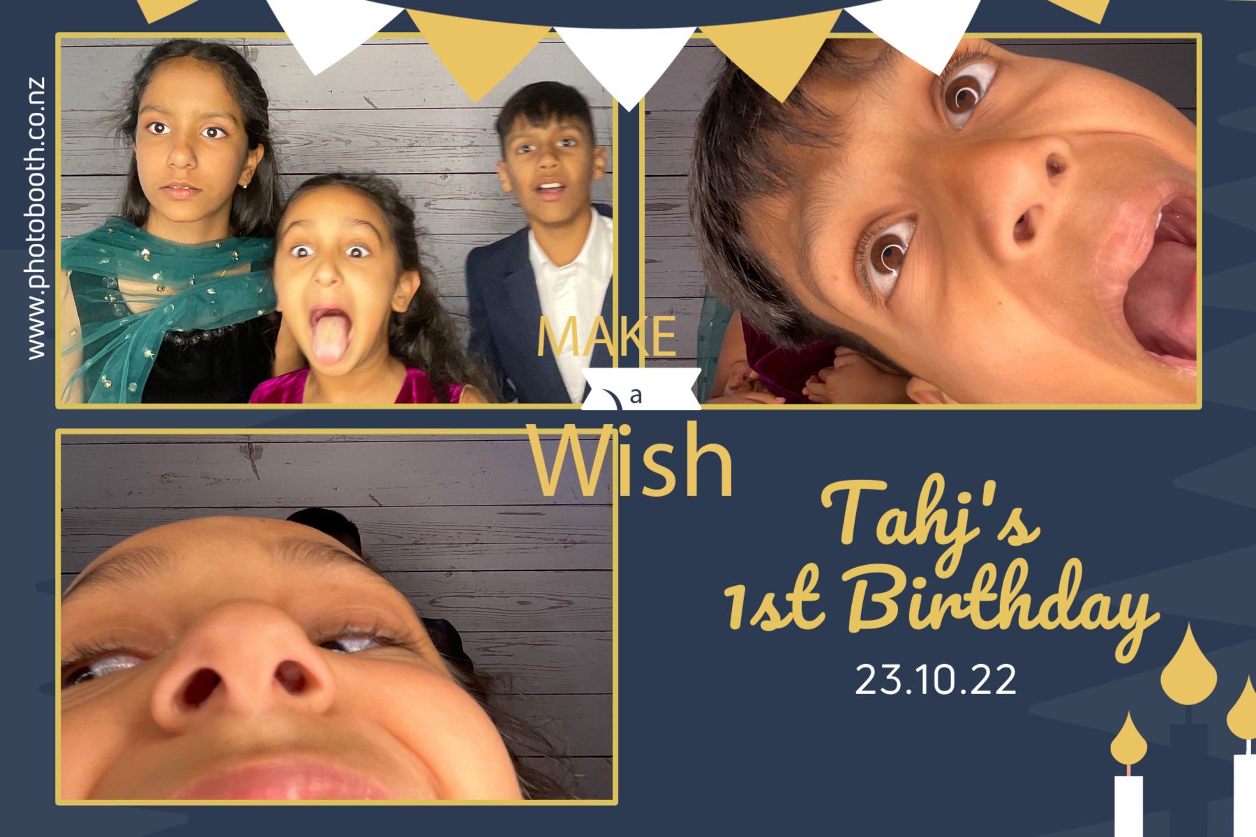 Tahj's 1st Birthday | View more photos from the event at gallery.photobooth.co.nz/u/SelfieCentral/Tahjs-1st-Birthday