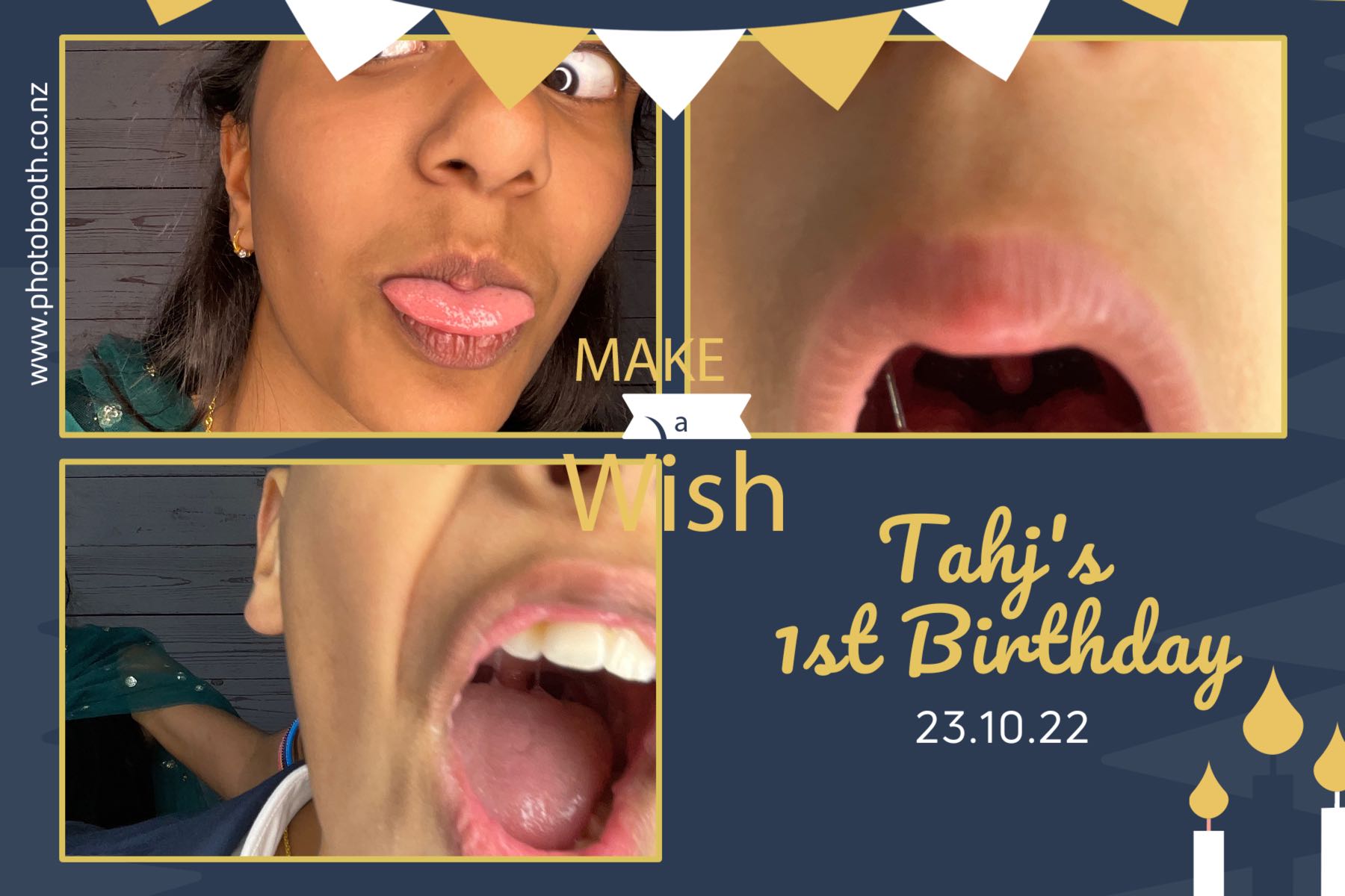 Tahj's 1st Birthday | View more photos from the event at gallery.photobooth.co.nz/u/SelfieCentral/Tahjs-1st-Birthday