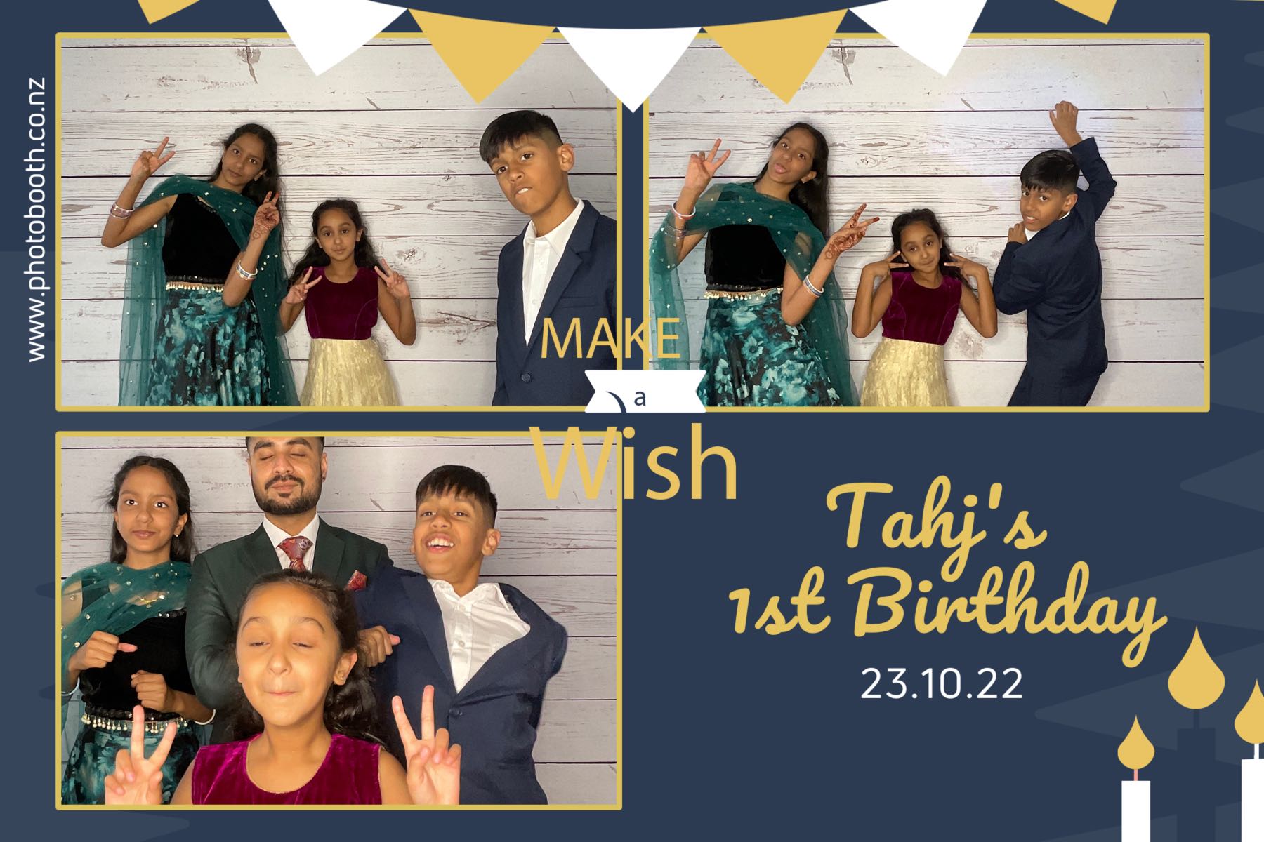 Tahj's 1st Birthday | View more photos from the event at gallery.photobooth.co.nz/u/SelfieCentral/Tahjs-1st-Birthday