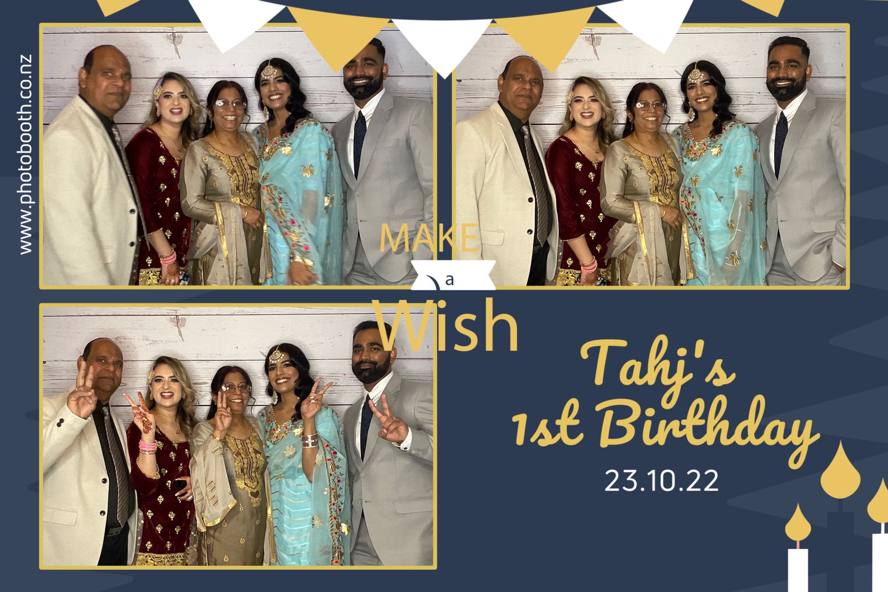 Tahj's 1st Birthday | View more photos from the event at gallery.photobooth.co.nz/u/SelfieCentral/Tahjs-1st-Birthday