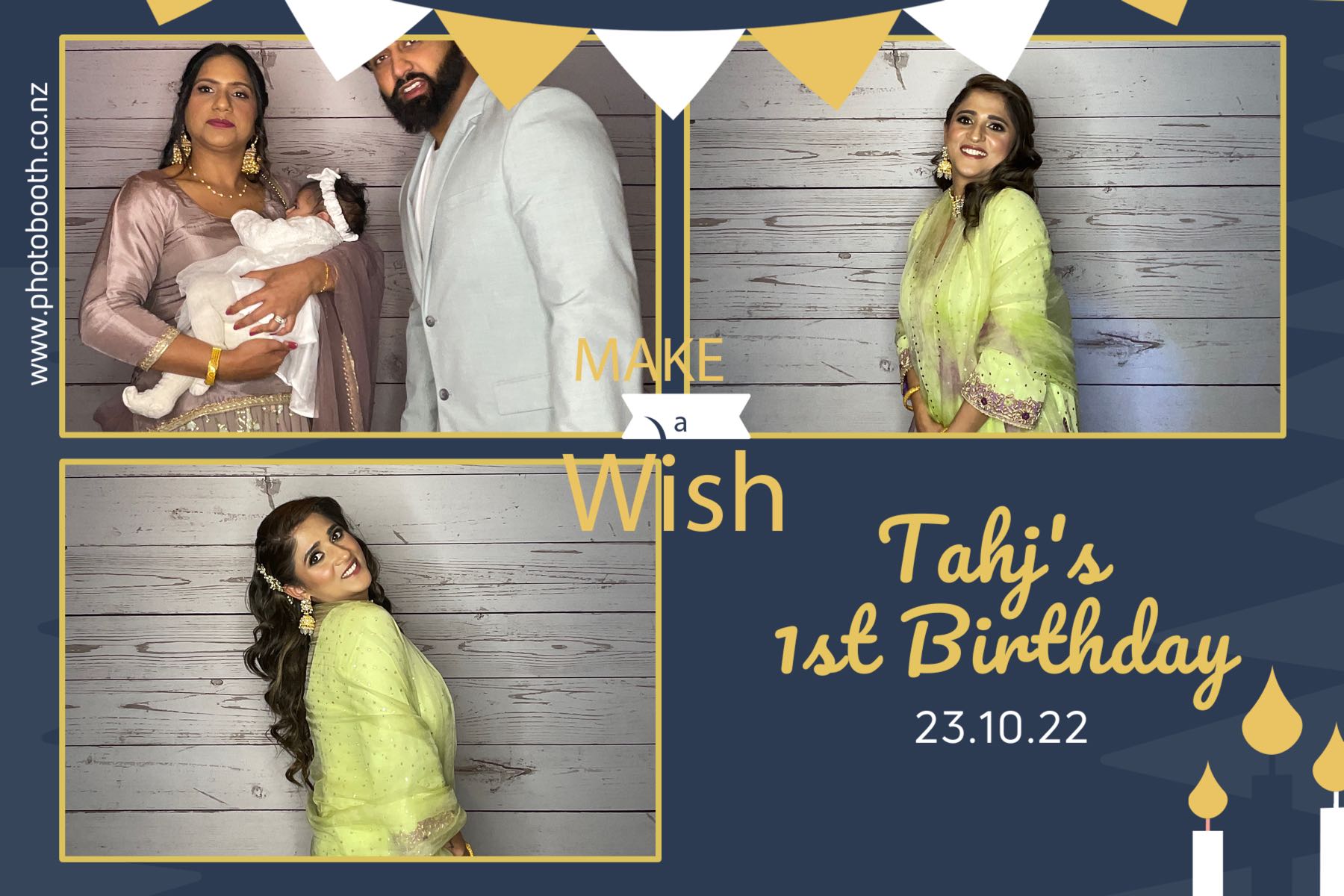 Tahj's 1st Birthday | View more photos from the event at gallery.photobooth.co.nz/u/SelfieCentral/Tahjs-1st-Birthday