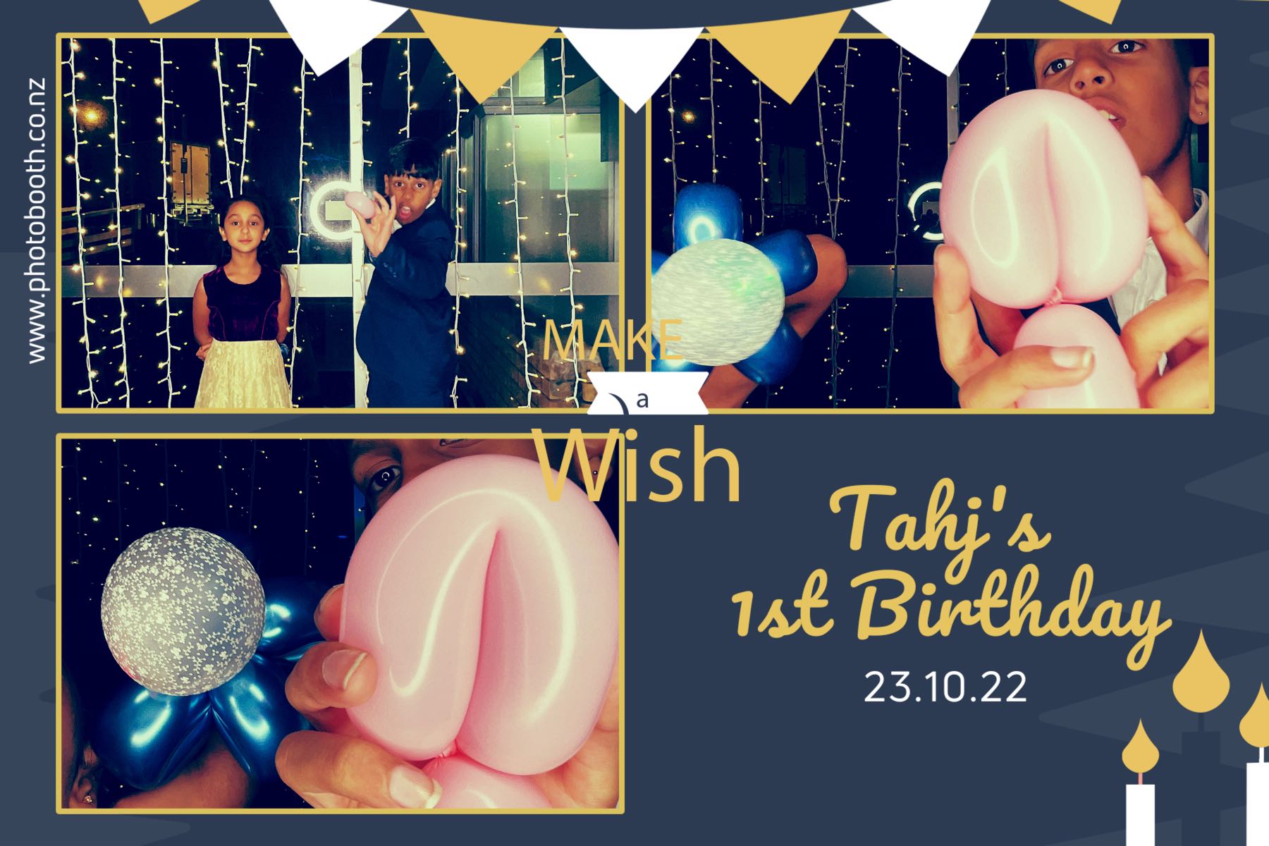 Tahj's 1st Birthday | View more photos from the event at gallery.photobooth.co.nz/u/SelfieCentral/Tahjs-1st-Birthday