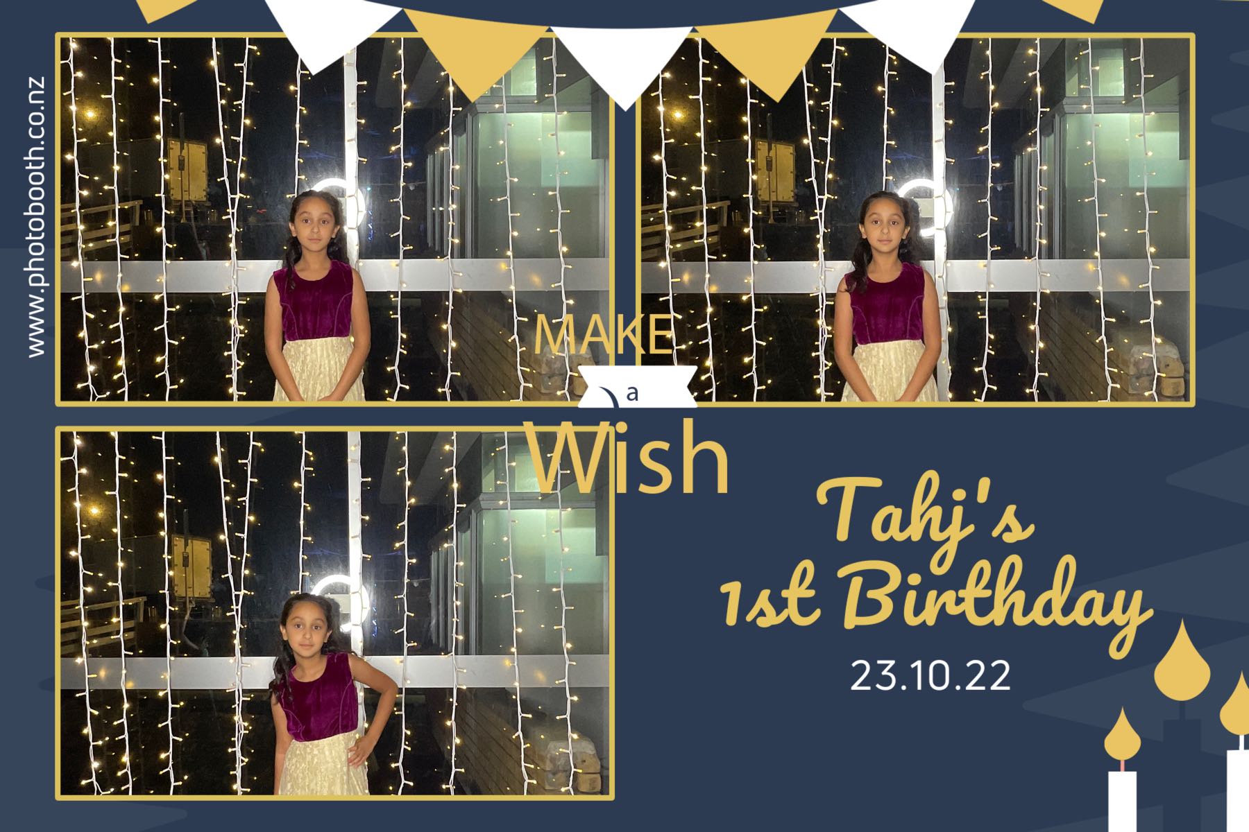 Tahj's 1st Birthday | View more photos from the event at gallery.photobooth.co.nz/u/SelfieCentral/Tahjs-1st-Birthday