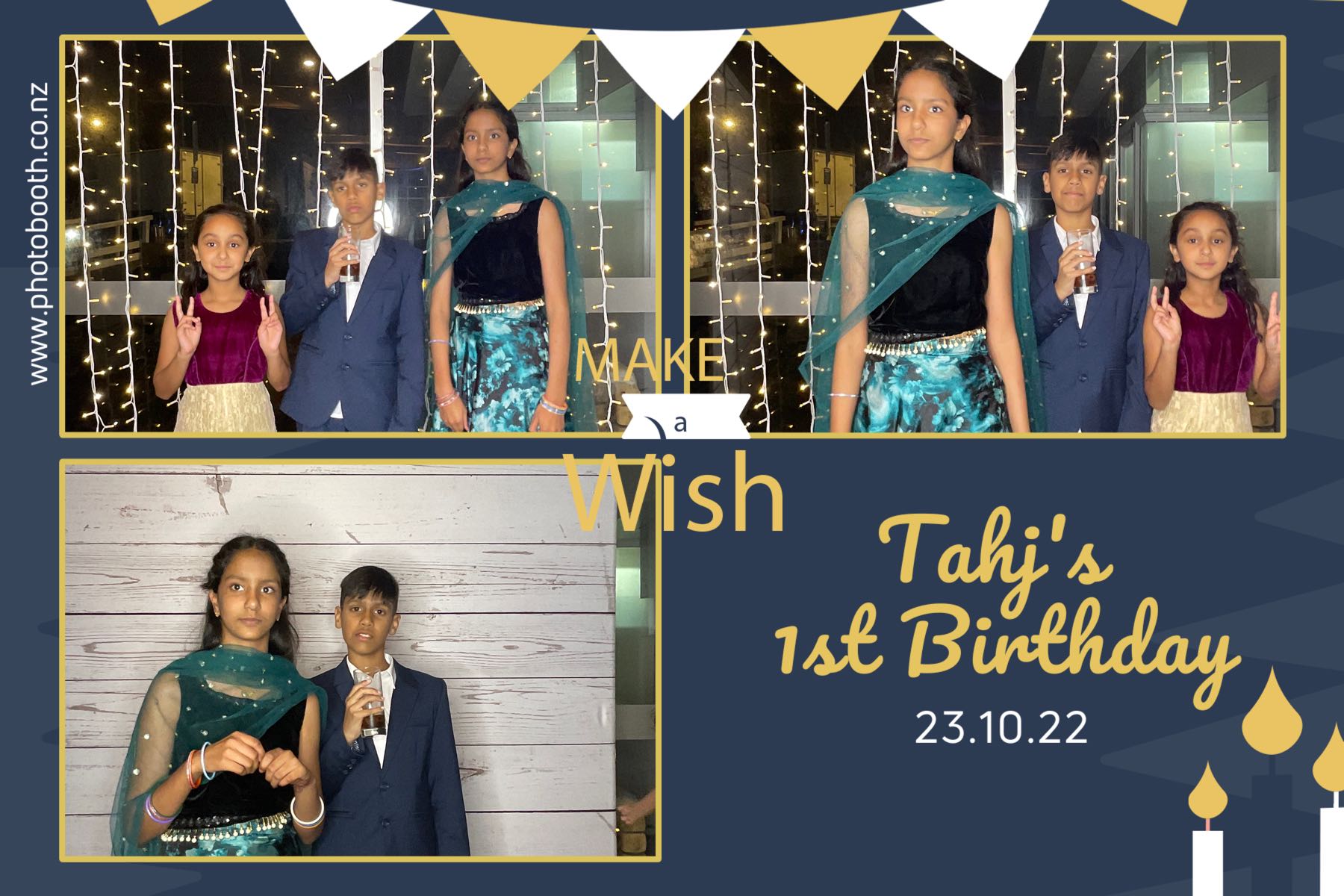 Tahj's 1st Birthday | View more photos from the event at gallery.photobooth.co.nz/u/SelfieCentral/Tahjs-1st-Birthday
