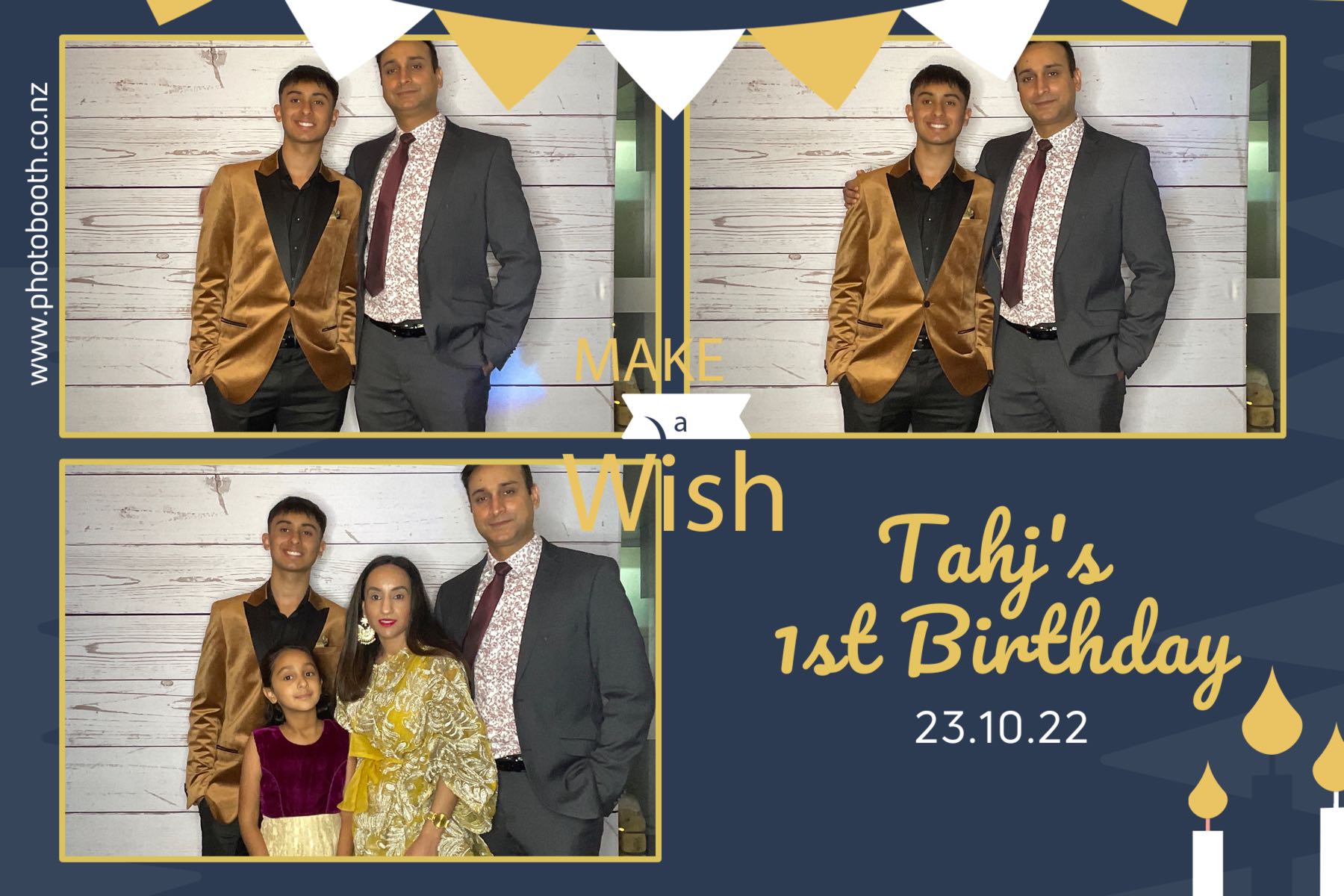 Tahj's 1st Birthday | View more photos from the event at gallery.photobooth.co.nz/u/SelfieCentral/Tahjs-1st-Birthday