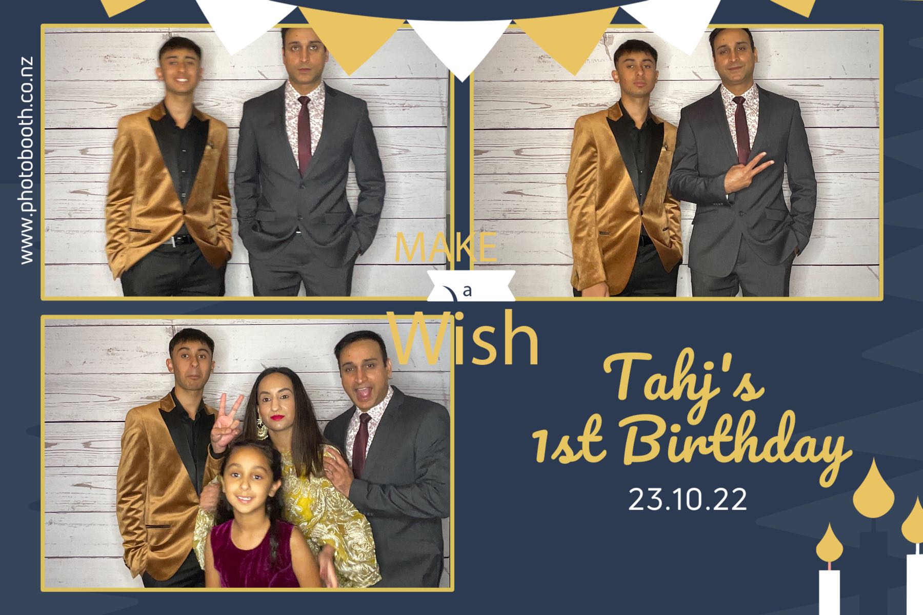 Tahj's 1st Birthday | View more photos from the event at gallery.photobooth.co.nz/u/SelfieCentral/Tahjs-1st-Birthday