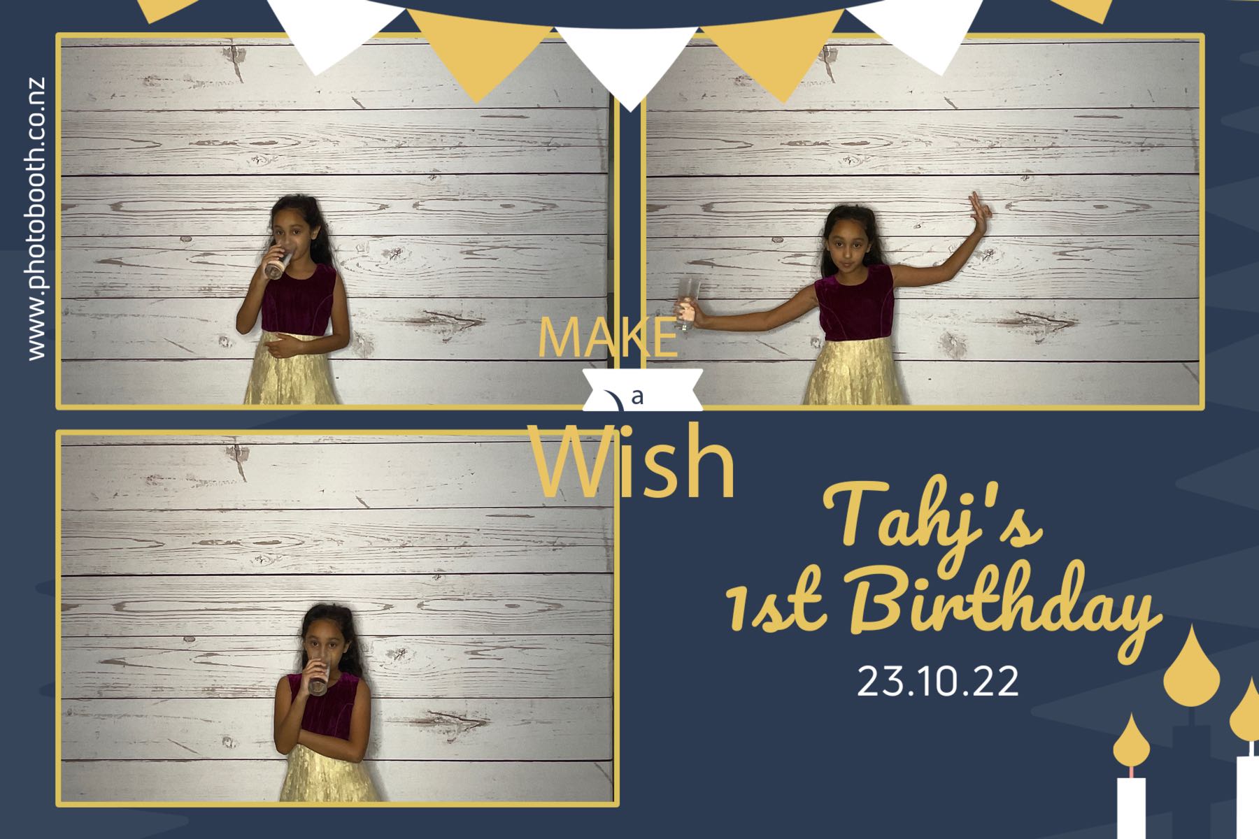 Tahj's 1st Birthday | View more photos from the event at gallery.photobooth.co.nz/u/SelfieCentral/Tahjs-1st-Birthday