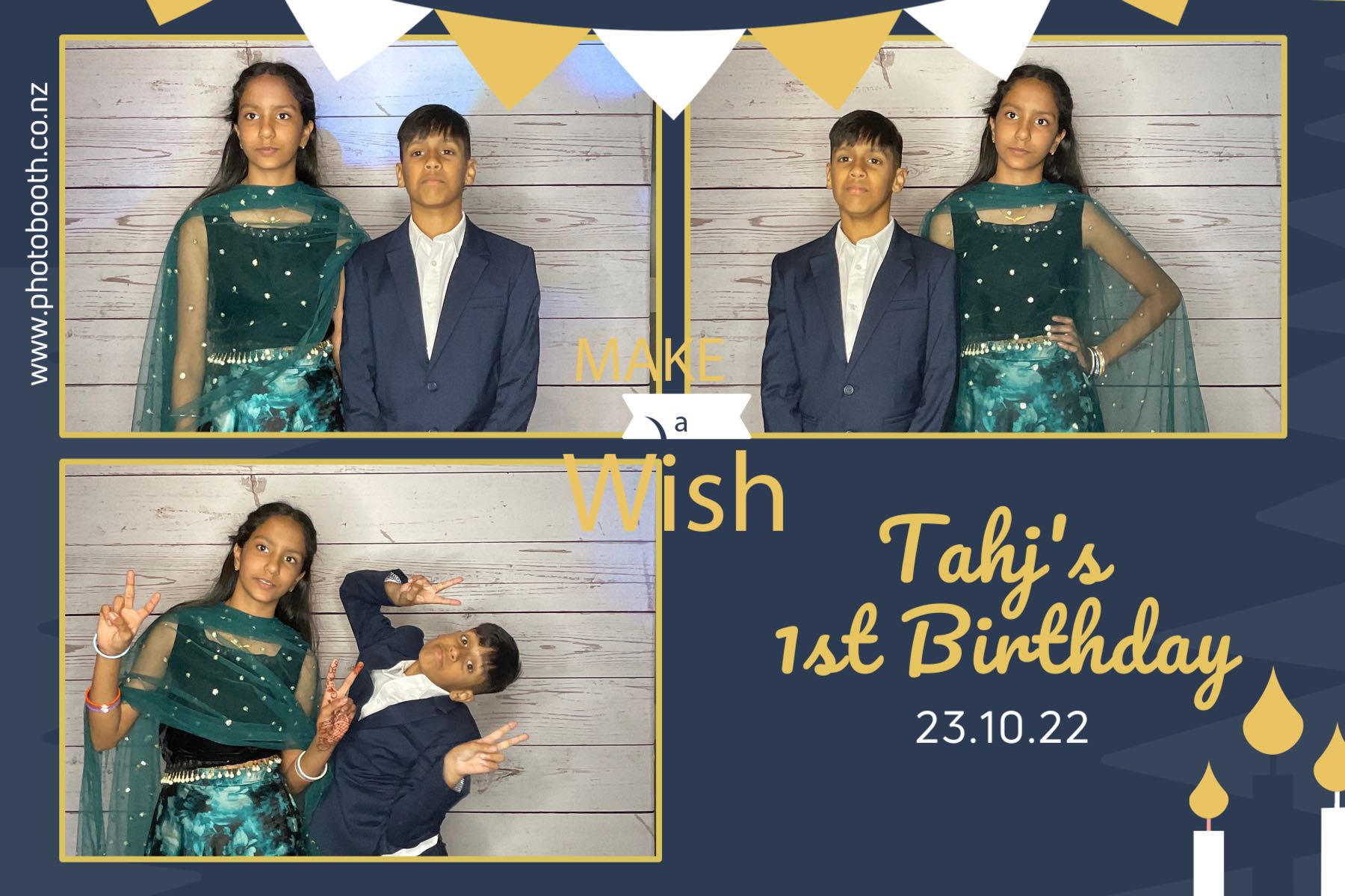 Tahj's 1st Birthday | View more photos from the event at gallery.photobooth.co.nz/u/SelfieCentral/Tahjs-1st-Birthday