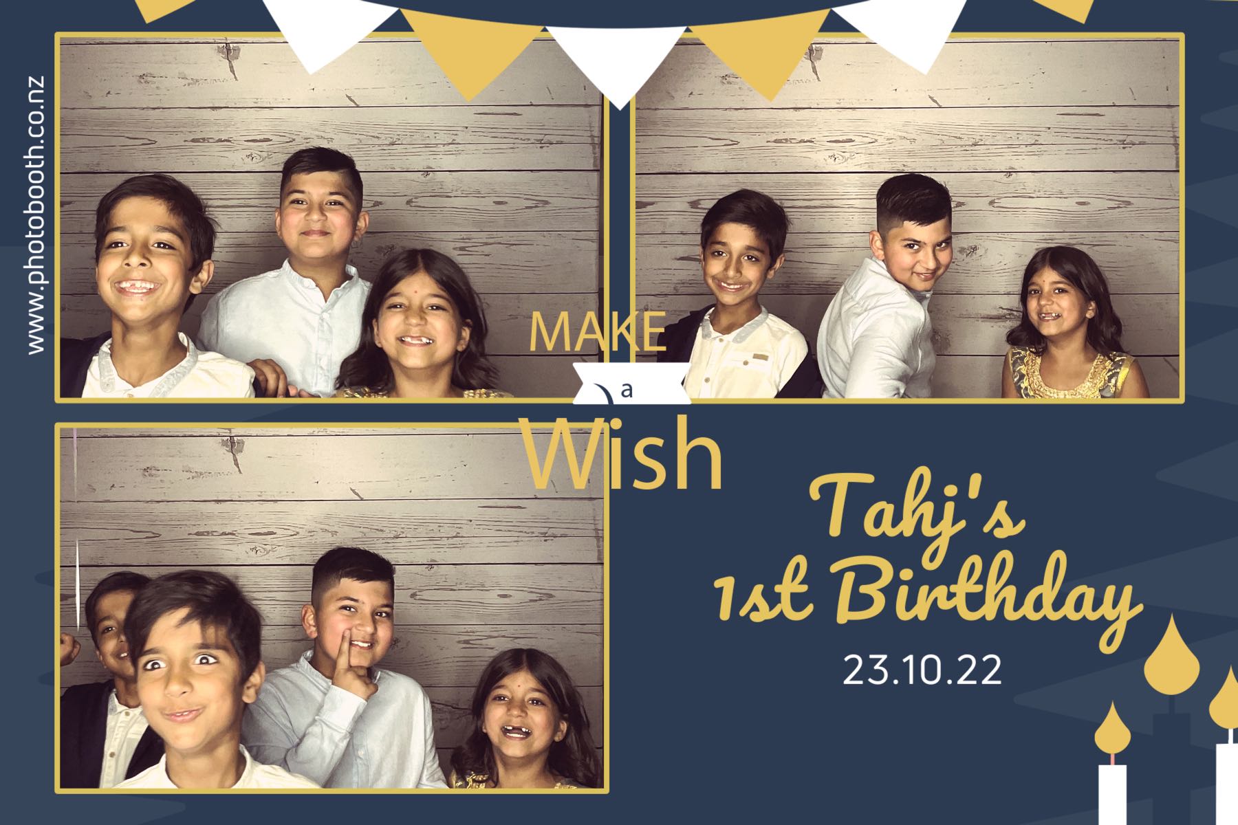 Tahj's 1st Birthday | View more photos from the event at gallery.photobooth.co.nz/u/SelfieCentral/Tahjs-1st-Birthday