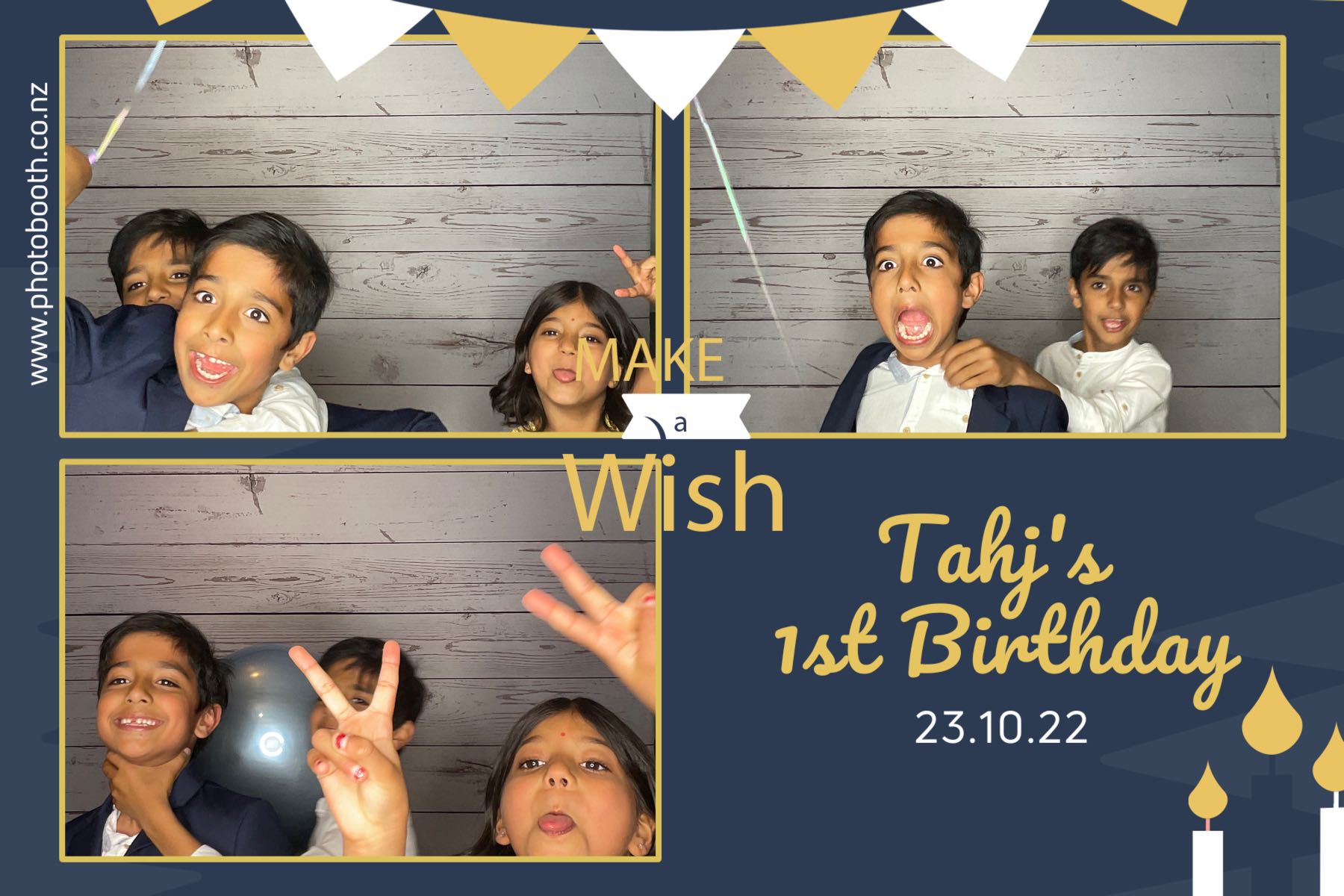 Tahj's 1st Birthday | View more photos from the event at gallery.photobooth.co.nz/u/SelfieCentral/Tahjs-1st-Birthday