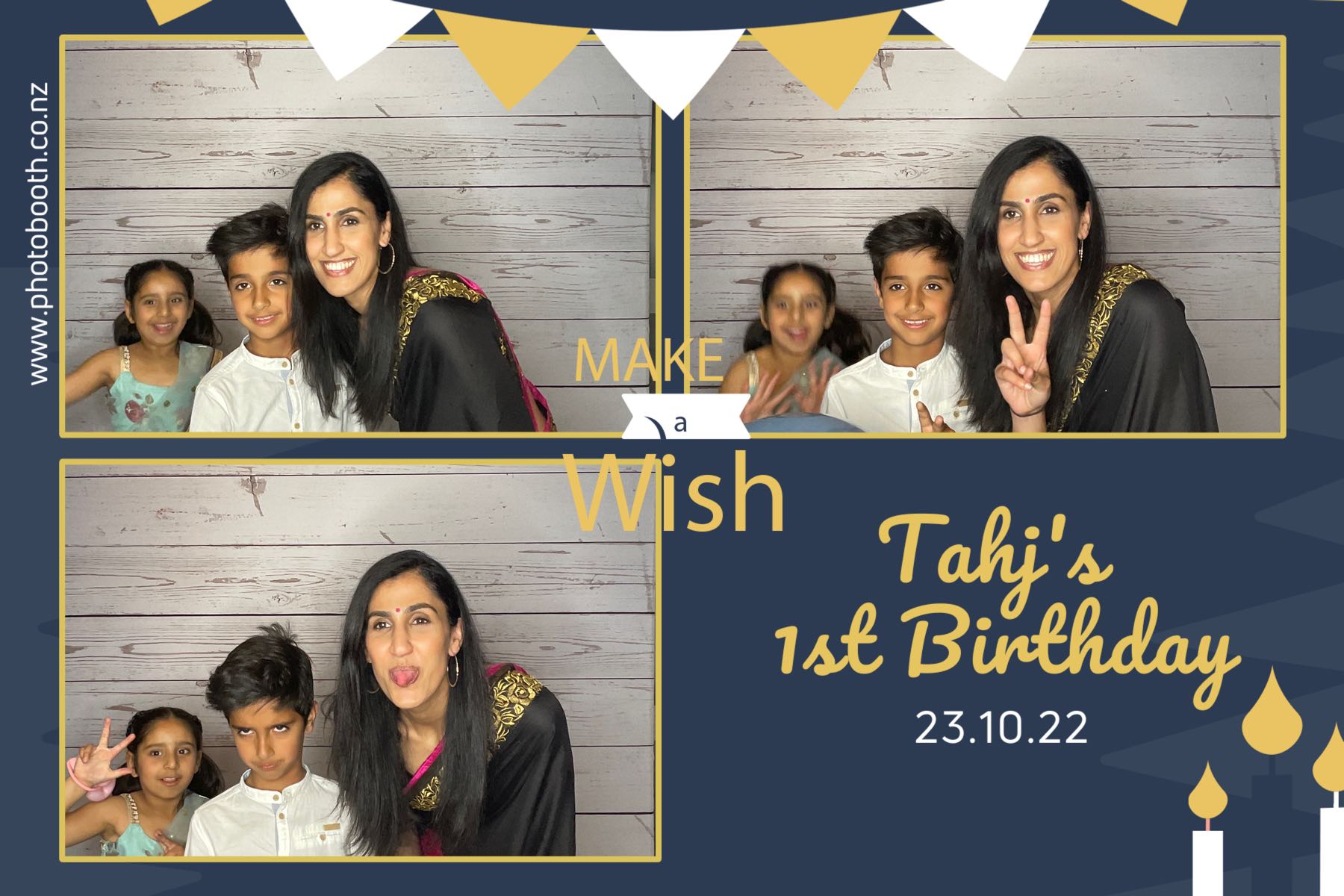 Tahj's 1st Birthday | View more photos from the event at gallery.photobooth.co.nz/u/SelfieCentral/Tahjs-1st-Birthday