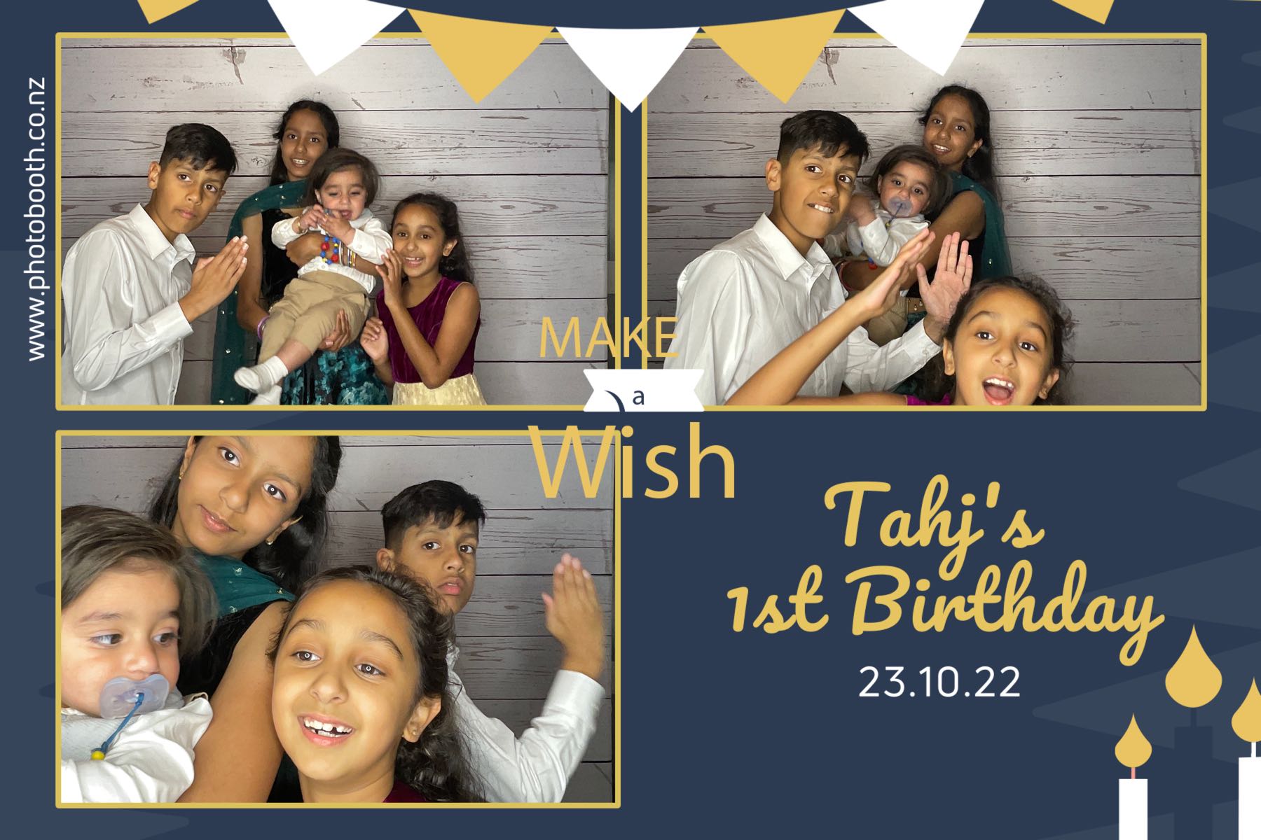 Tahj's 1st Birthday | View more photos from the event at gallery.photobooth.co.nz/u/SelfieCentral/Tahjs-1st-Birthday