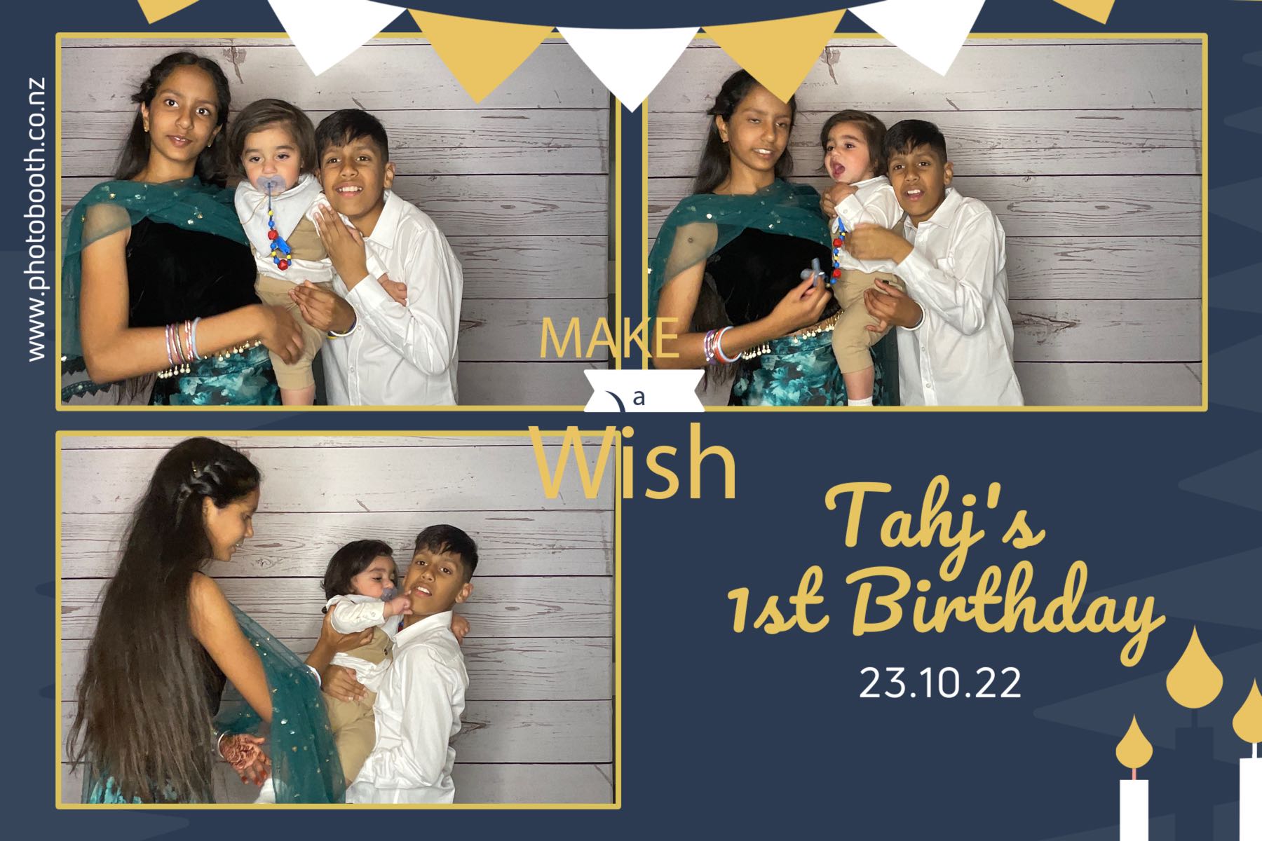 Tahj's 1st Birthday | View more photos from the event at gallery.photobooth.co.nz/u/SelfieCentral/Tahjs-1st-Birthday