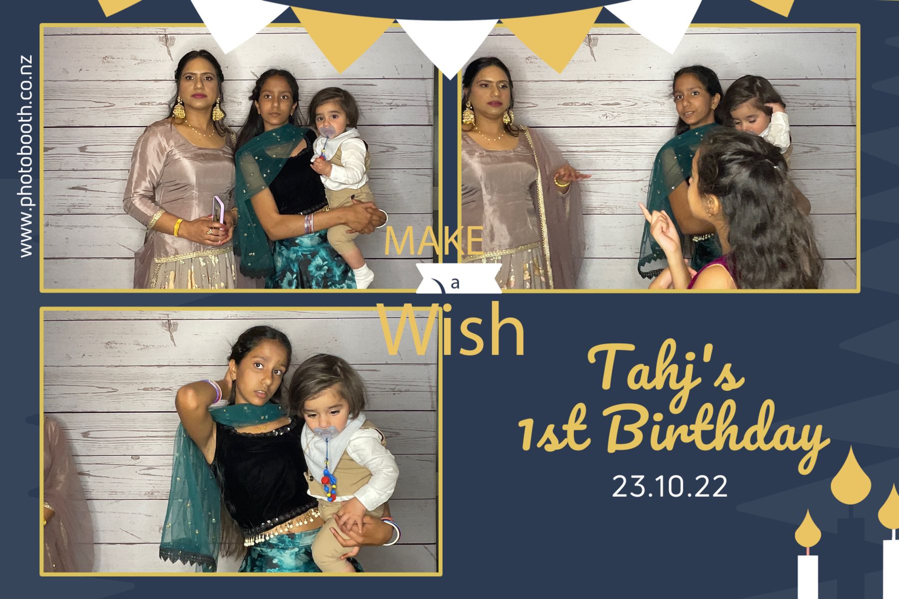 Tahj's 1st Birthday | View more photos from the event at gallery.photobooth.co.nz/u/SelfieCentral/Tahjs-1st-Birthday