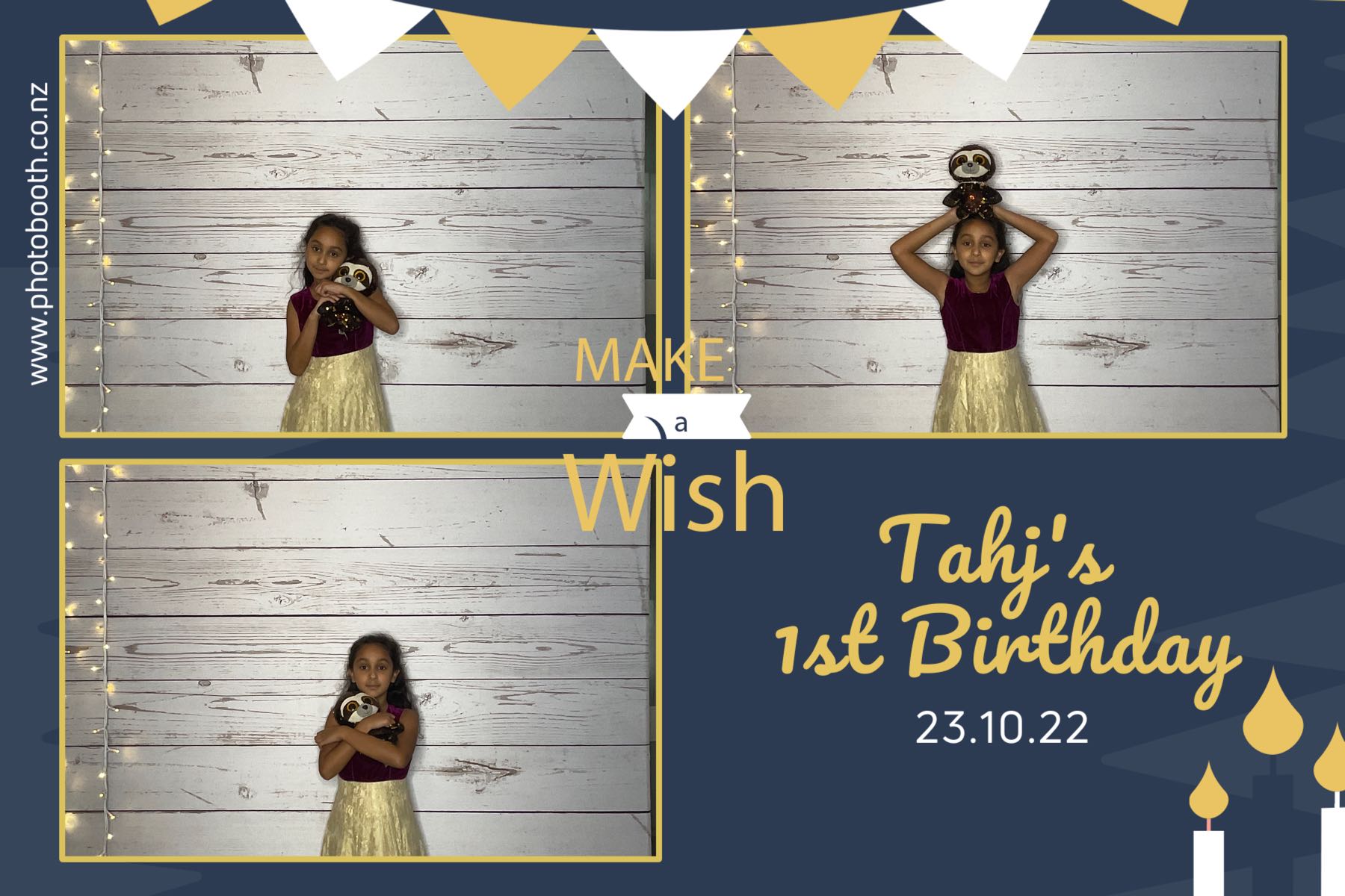 Tahj's 1st Birthday | View more photos from the event at gallery.photobooth.co.nz/u/SelfieCentral/Tahjs-1st-Birthday