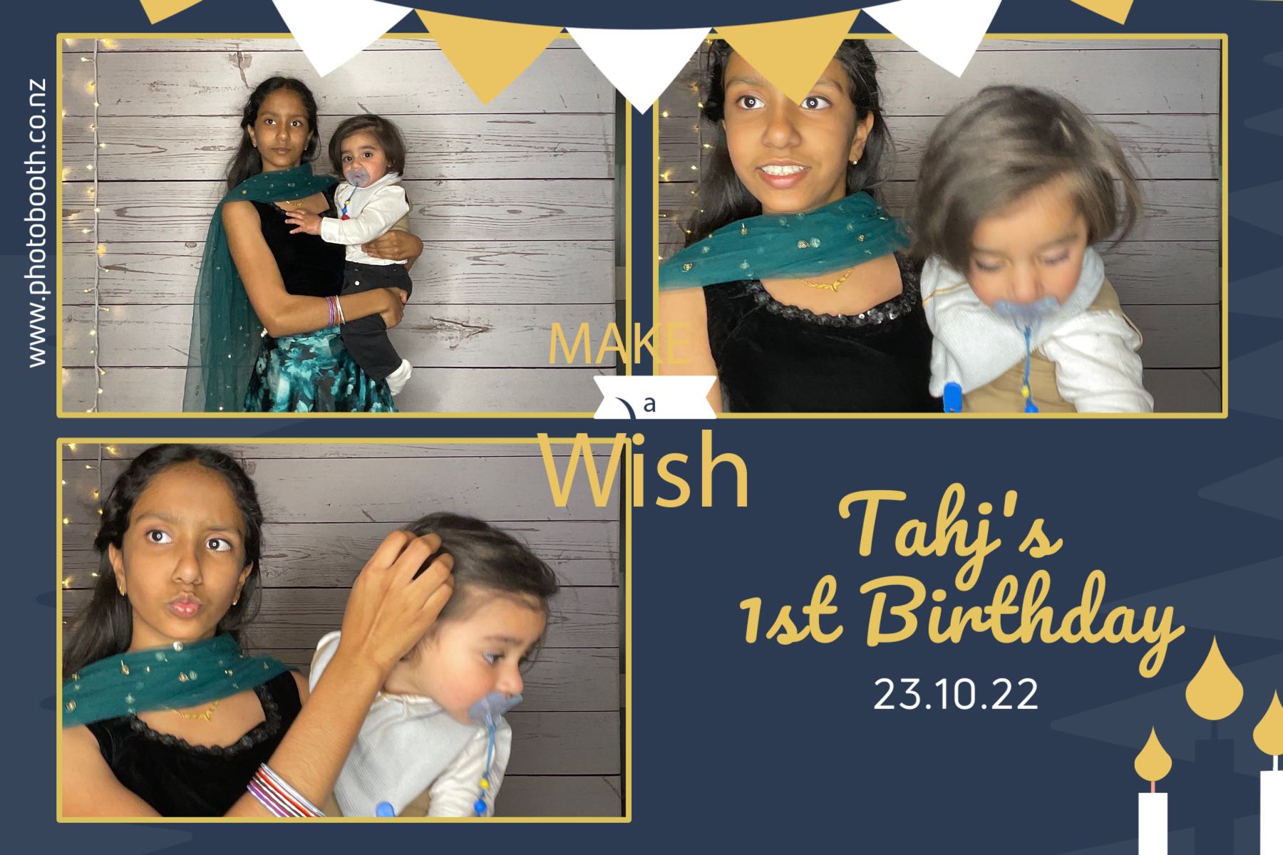 Tahj's 1st Birthday | View more photos from the event at gallery.photobooth.co.nz/u/SelfieCentral/Tahjs-1st-Birthday