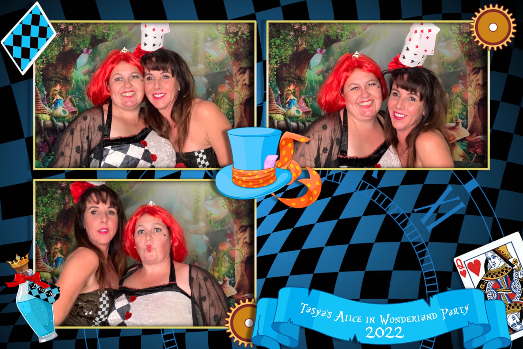 Tasya's Alice in Wonderland Party | View more photos from the event at gallery.photobooth.co.nz/u/SelfieCentral/Tasyas-Alice-in-Wonderland-Party