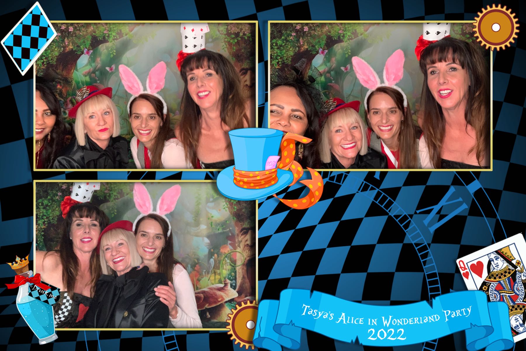 Tasya's Alice in Wonderland Party | View more photos from the event at gallery.photobooth.co.nz/u/SelfieCentral/Tasyas-Alice-in-Wonderland-Party