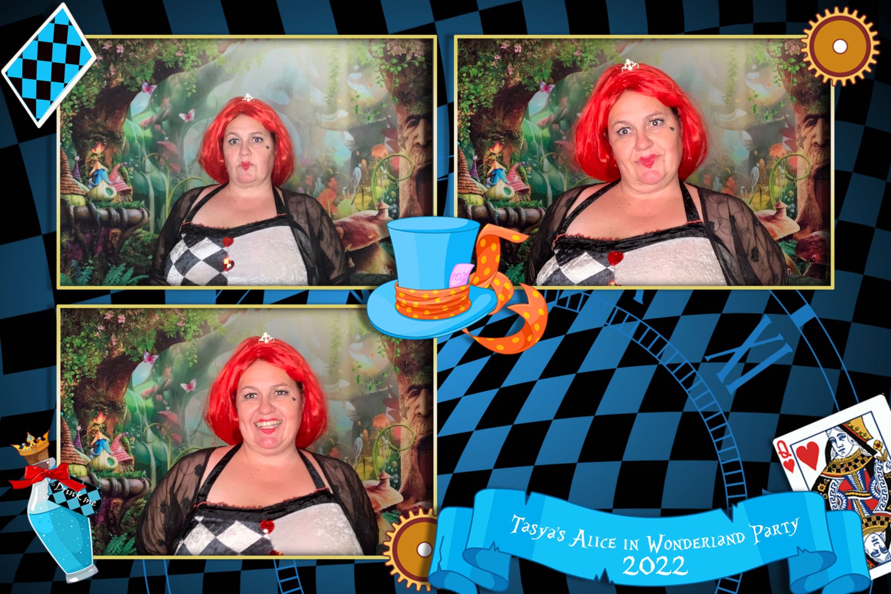 Tasya's Alice in Wonderland Party | View more photos from the event at gallery.photobooth.co.nz/u/SelfieCentral/Tasyas-Alice-in-Wonderland-Party