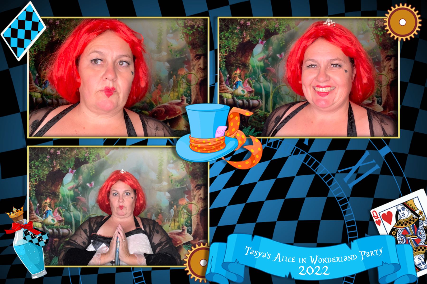 Tasya's Alice in Wonderland Party | View more photos from the event at gallery.photobooth.co.nz/u/SelfieCentral/Tasyas-Alice-in-Wonderland-Party