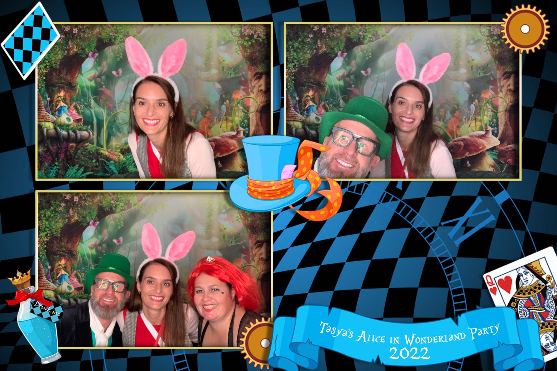 Tasya's Alice in Wonderland Party | View more photos from the event at gallery.photobooth.co.nz/u/SelfieCentral/Tasyas-Alice-in-Wonderland-Party