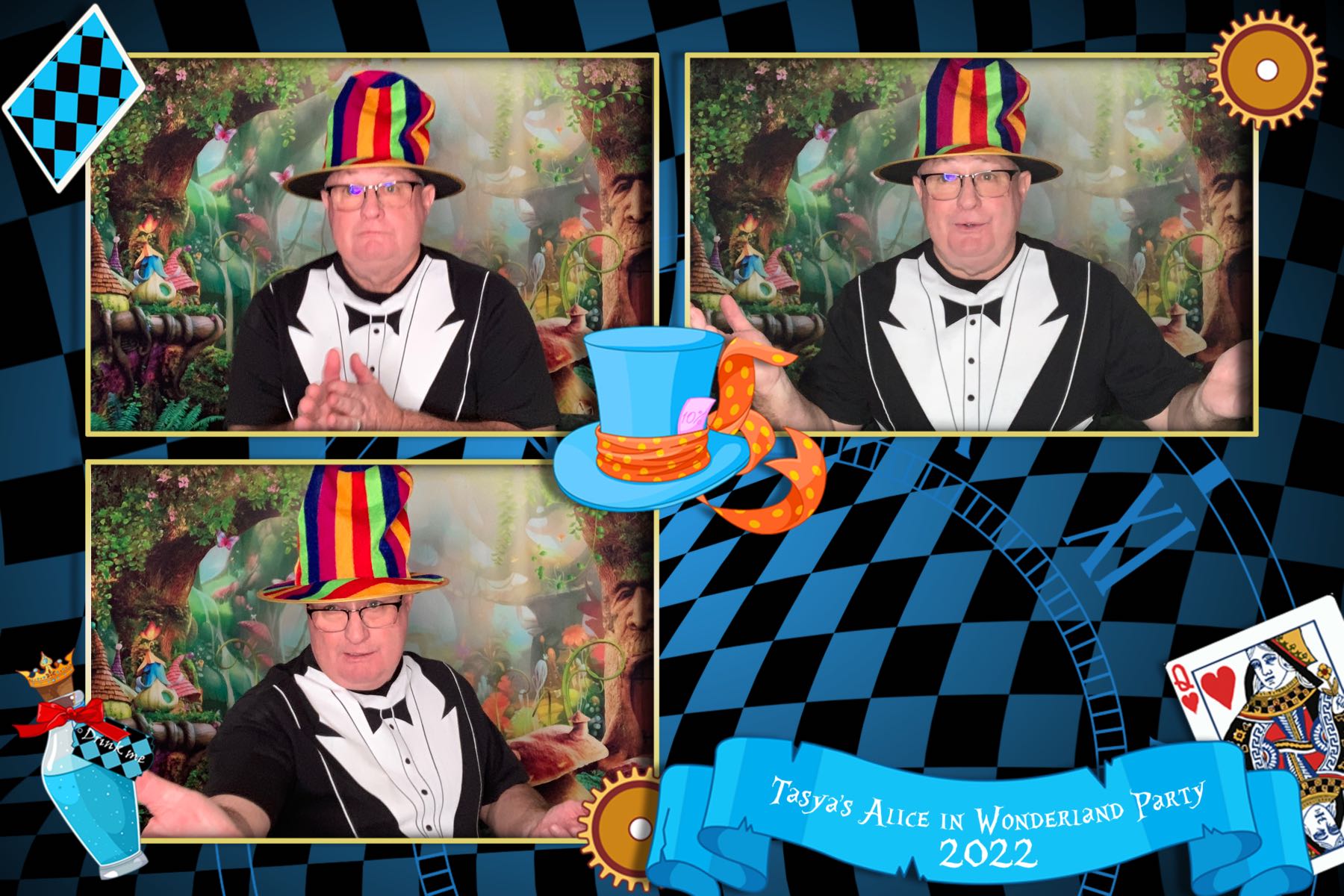 Tasya's Alice in Wonderland Party | View more photos from the event at gallery.photobooth.co.nz/u/SelfieCentral/Tasyas-Alice-in-Wonderland-Party