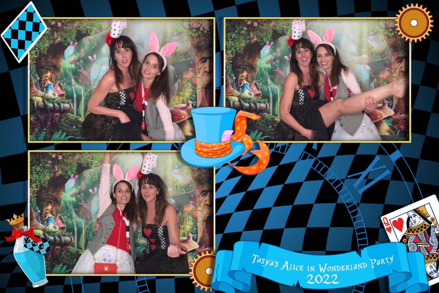 Tasya's Alice in Wonderland Party | View more photos from the event at gallery.photobooth.co.nz/u/SelfieCentral/Tasyas-Alice-in-Wonderland-Party