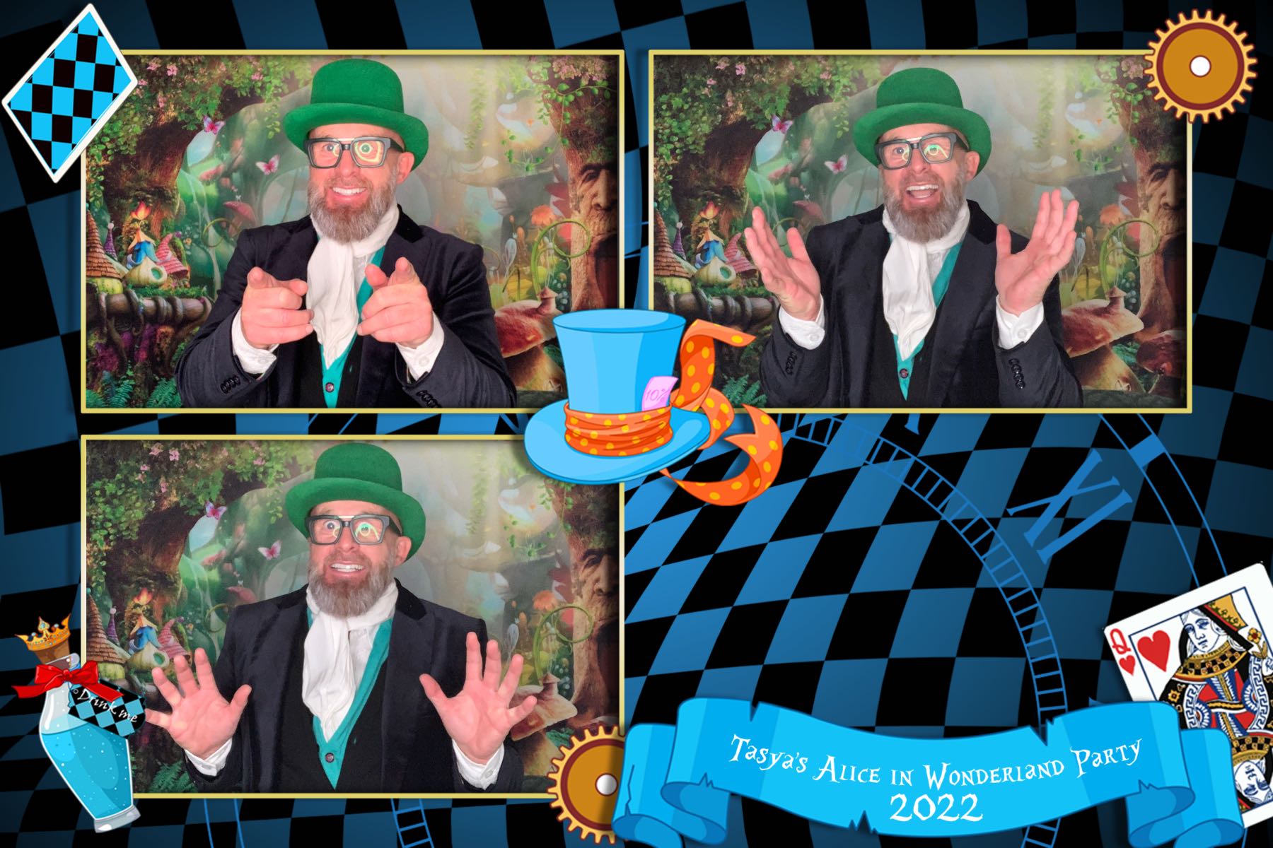 Tasya's Alice in Wonderland Party | View more photos from the event at gallery.photobooth.co.nz/u/SelfieCentral/Tasyas-Alice-in-Wonderland-Party