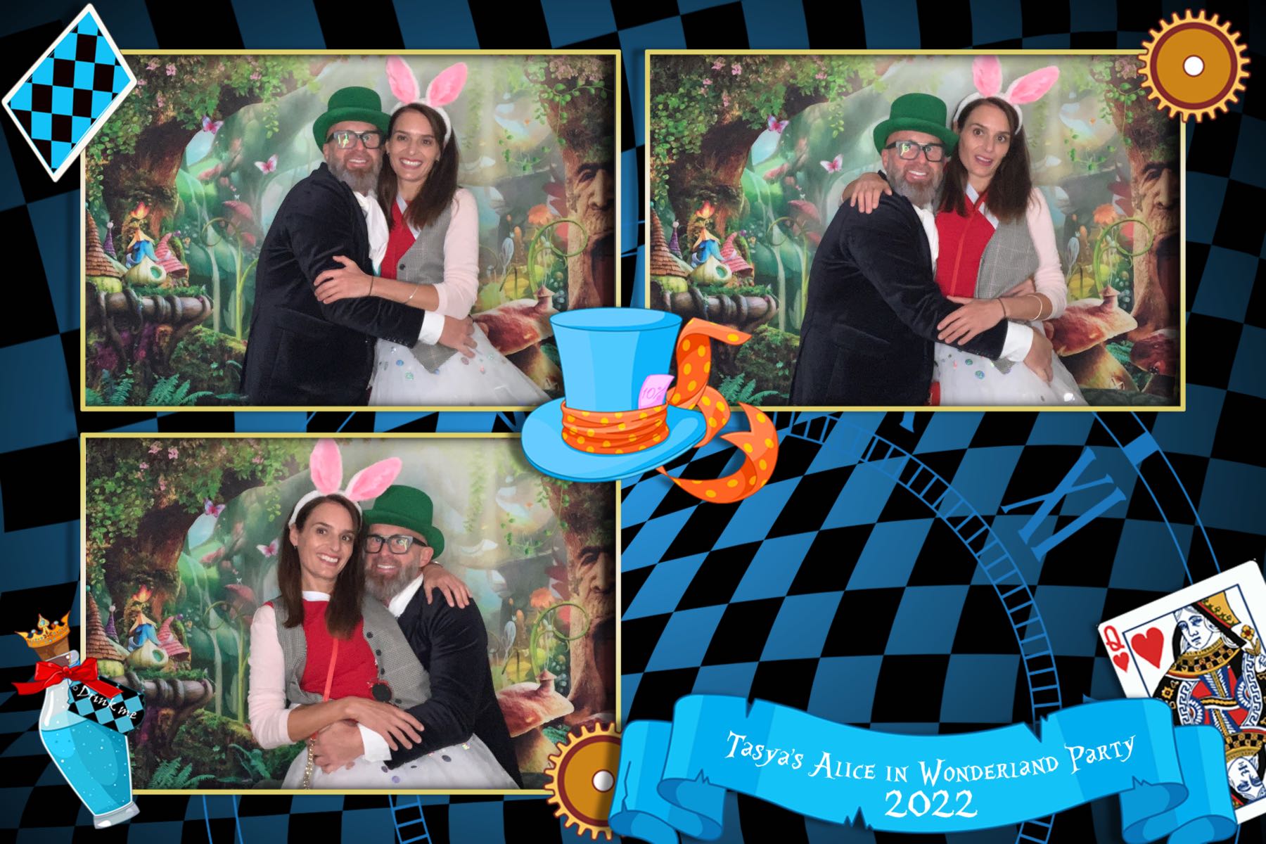 Tasya's Alice in Wonderland Party | View more photos from the event at gallery.photobooth.co.nz/u/SelfieCentral/Tasyas-Alice-in-Wonderland-Party