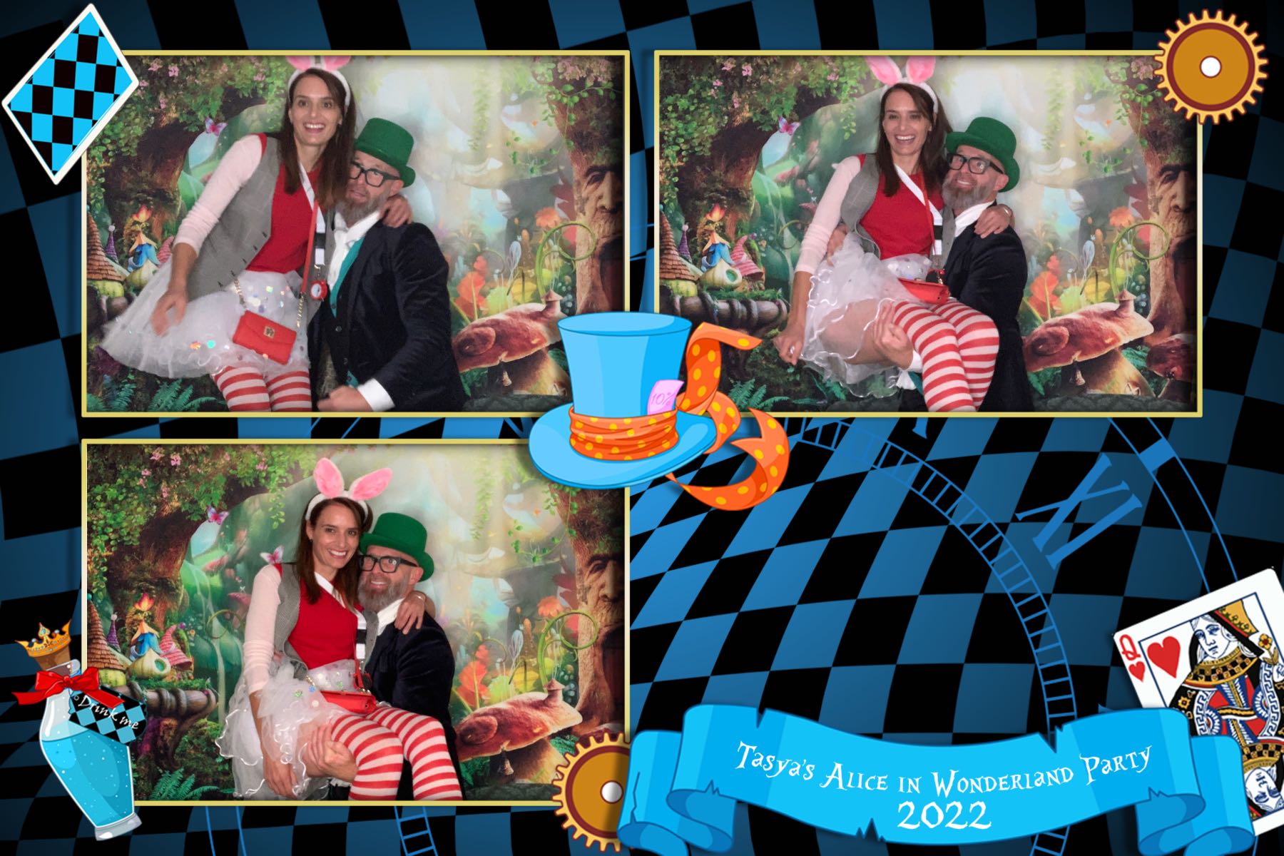 Tasya's Alice in Wonderland Party | View more photos from the event at gallery.photobooth.co.nz/u/SelfieCentral/Tasyas-Alice-in-Wonderland-Party