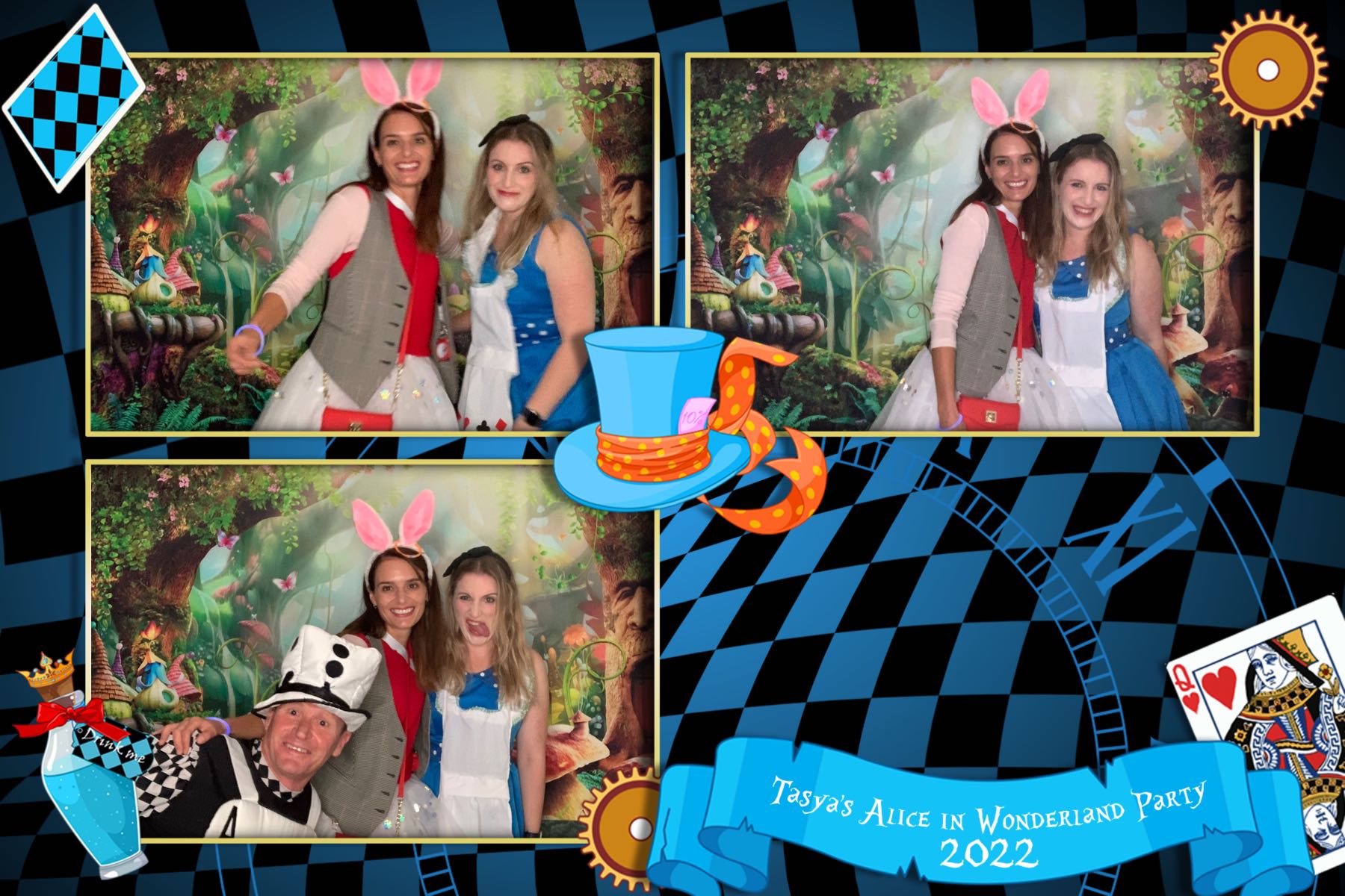 Tasya's Alice in Wonderland Party | View more photos from the event at gallery.photobooth.co.nz/u/SelfieCentral/Tasyas-Alice-in-Wonderland-Party