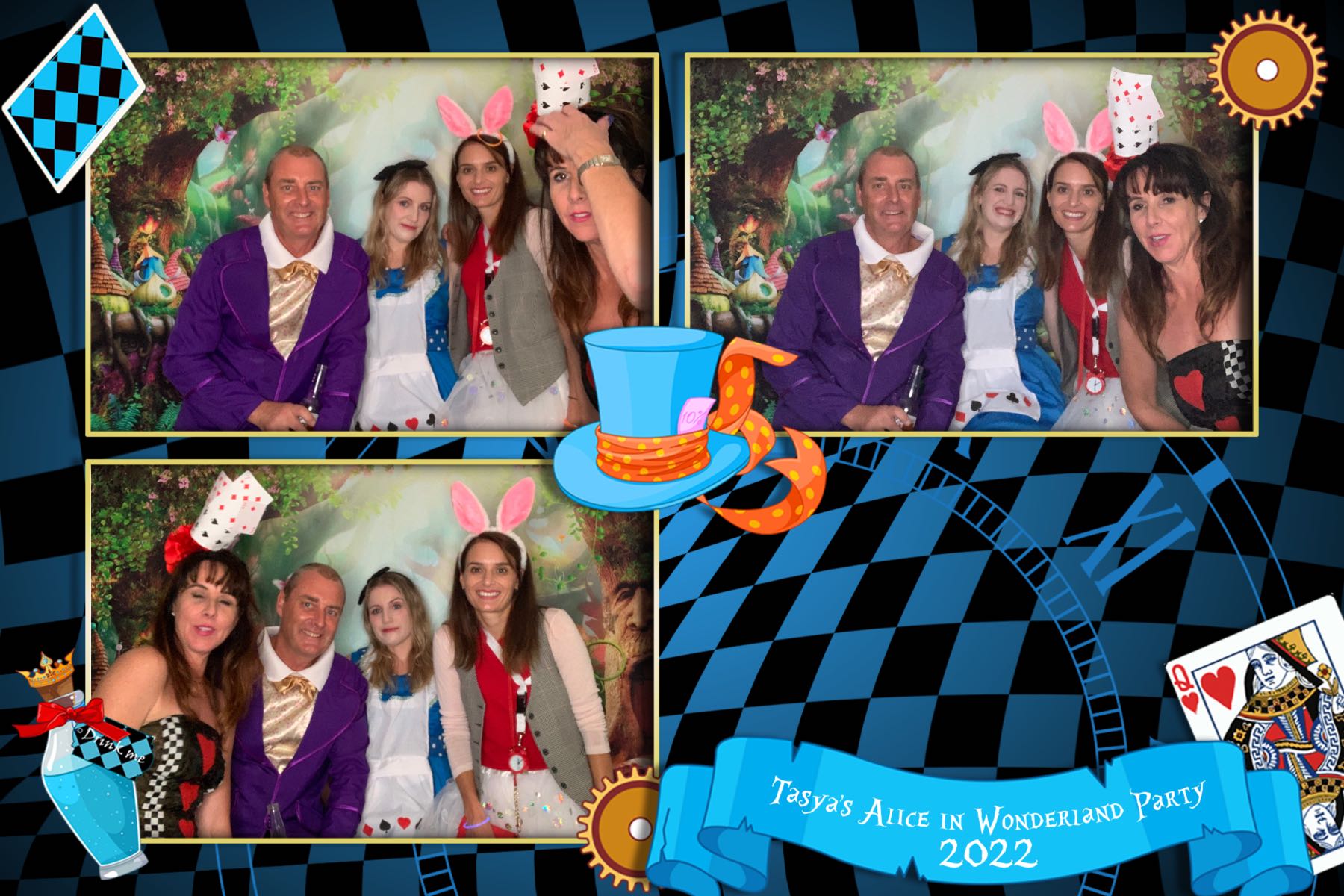 Tasya's Alice in Wonderland Party | View more photos from the event at gallery.photobooth.co.nz/u/SelfieCentral/Tasyas-Alice-in-Wonderland-Party