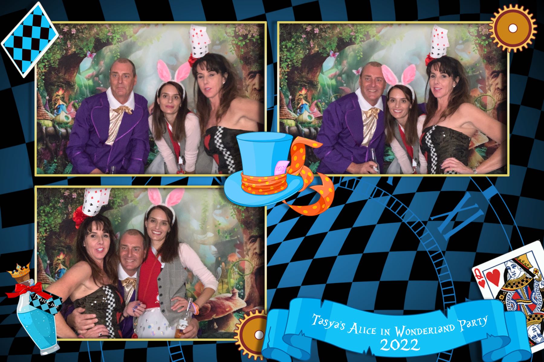Tasya's Alice in Wonderland Party | View more photos from the event at gallery.photobooth.co.nz/u/SelfieCentral/Tasyas-Alice-in-Wonderland-Party