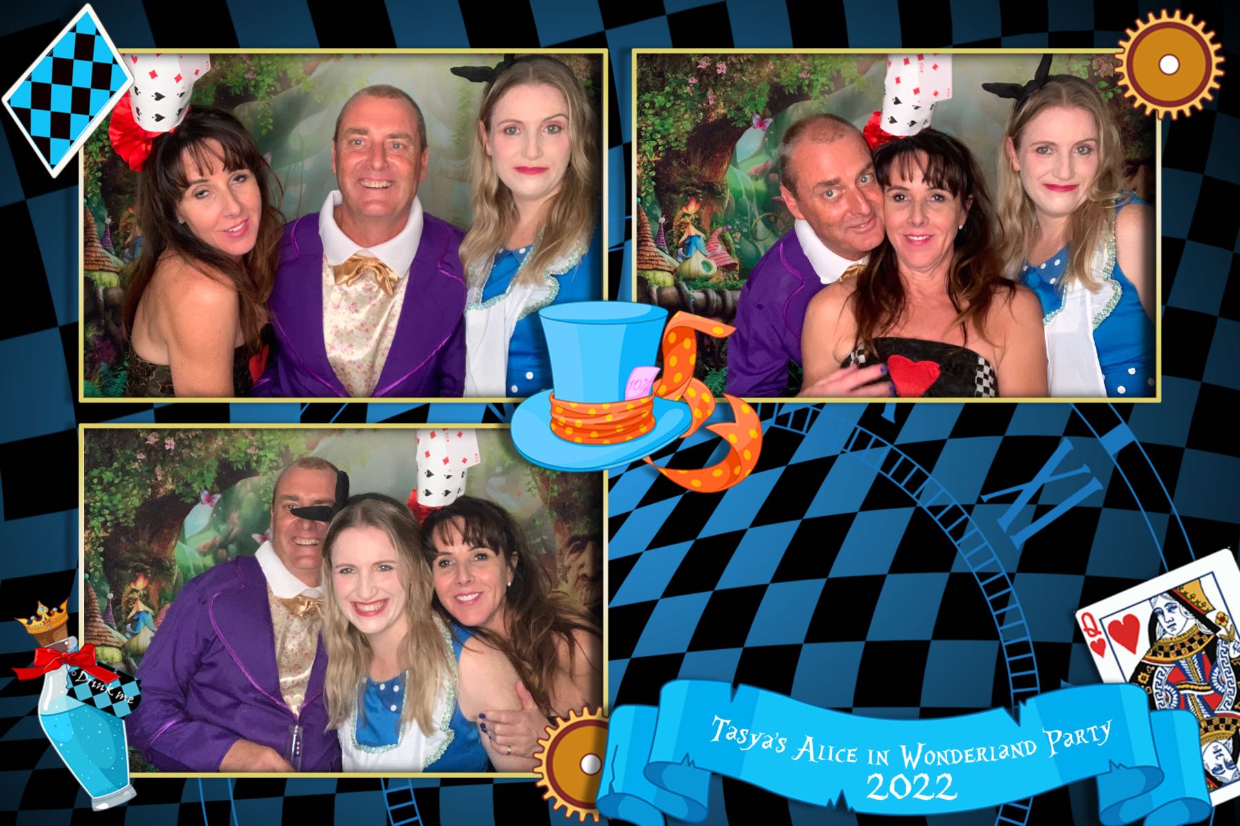 Tasya's Alice in Wonderland Party | View more photos from the event at gallery.photobooth.co.nz/u/SelfieCentral/Tasyas-Alice-in-Wonderland-Party