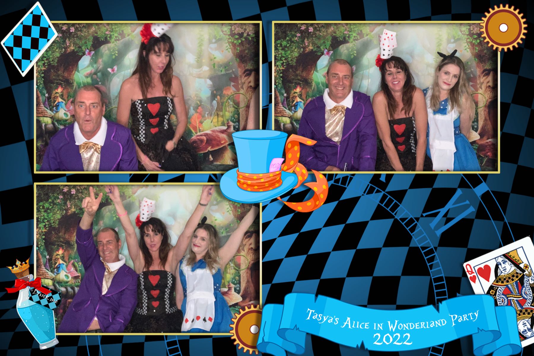 Tasya's Alice in Wonderland Party | View more photos from the event at gallery.photobooth.co.nz/u/SelfieCentral/Tasyas-Alice-in-Wonderland-Party