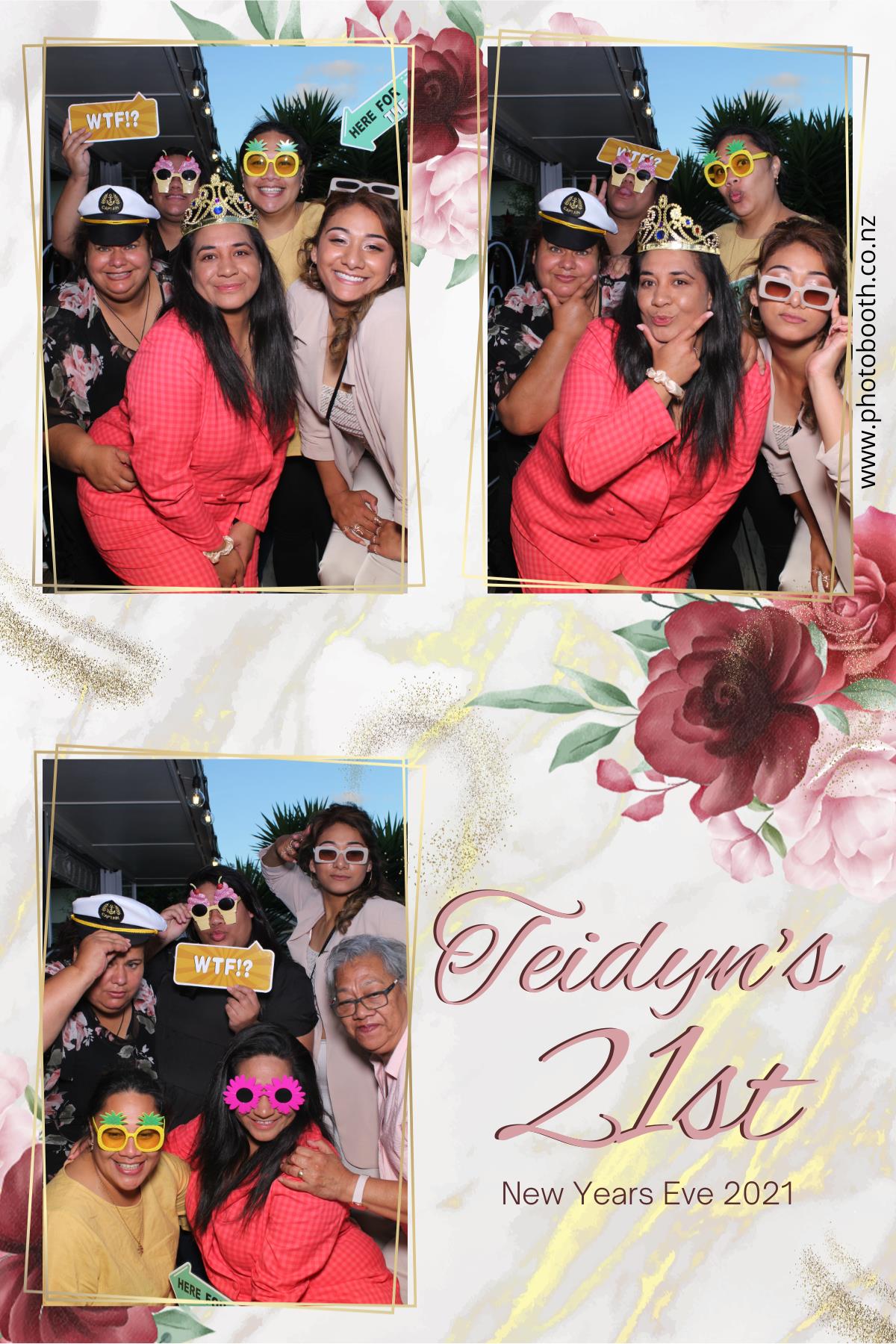 Teidyn's 21st | View more photos from the event at gallery.photobooth.co.nz/u/SelfieCentral/Teidyns-21st