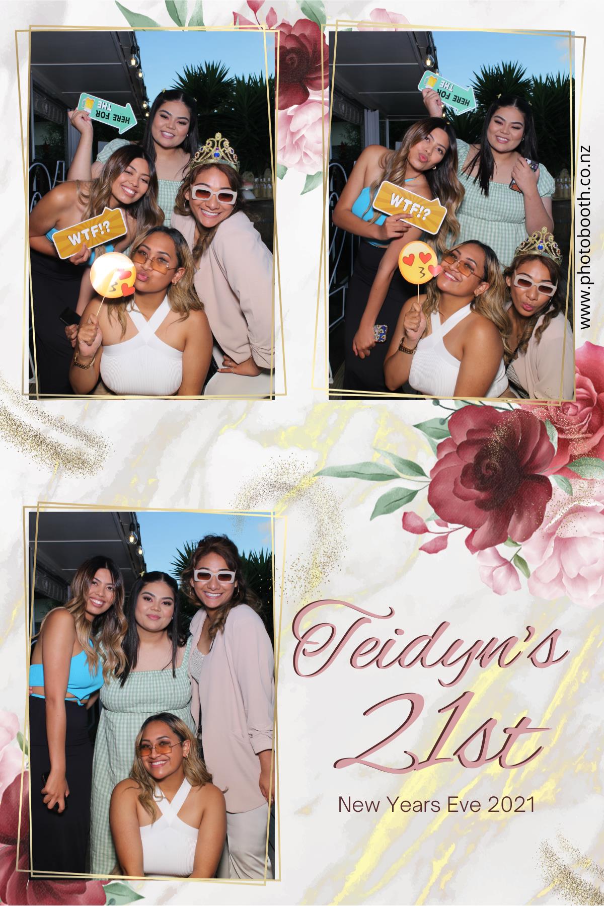 Teidyn's 21st | View more photos from the event at gallery.photobooth.co.nz/u/SelfieCentral/Teidyns-21st