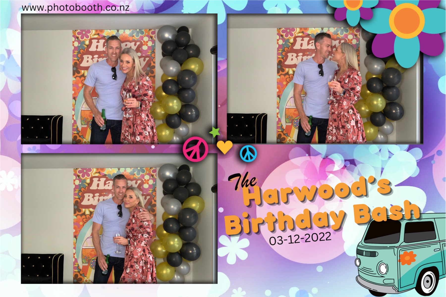 The Harwood's Birthday Bash | View more photos from the event at gallery.photobooth.co.nz/u/SelfieCentral/The-Harwoods-Birthday-Bash